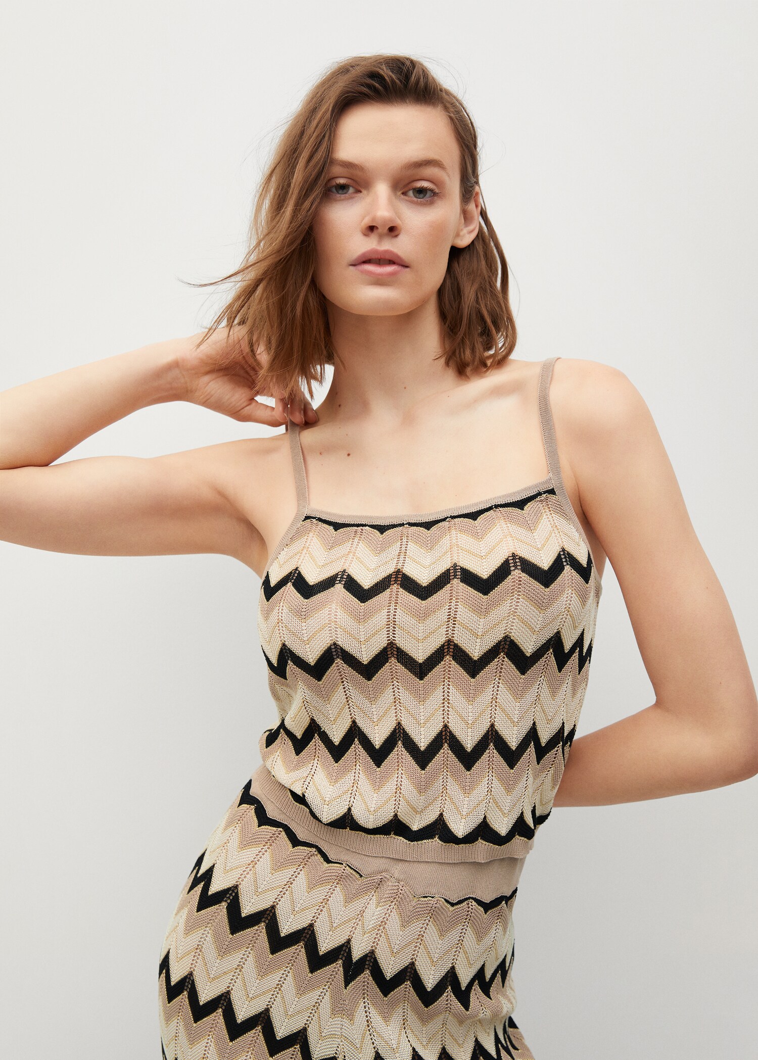 Openwork knit top - Medium plane