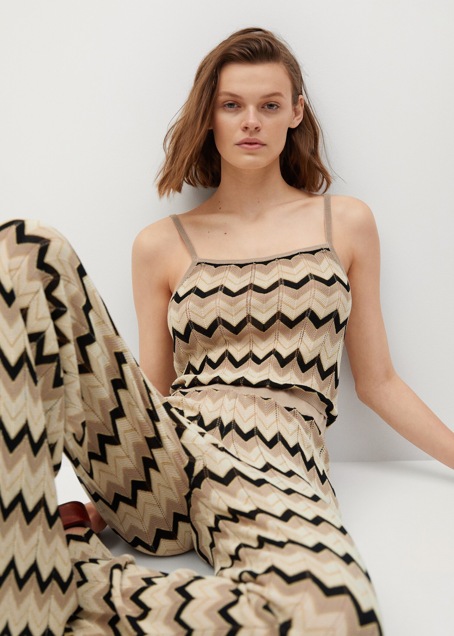Openwork knit top - Details of the article 2