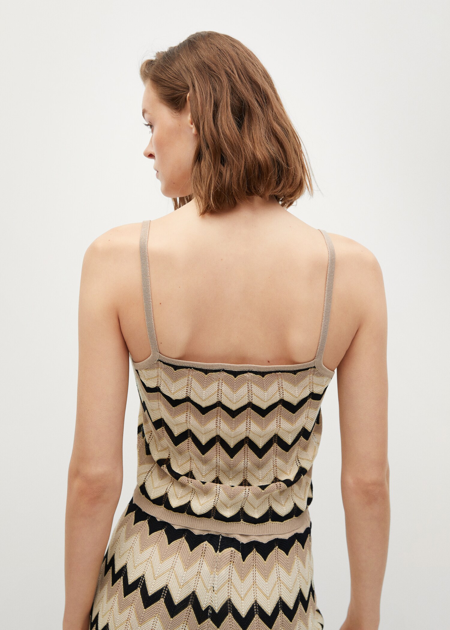 Openwork knit top - Reverse of the article