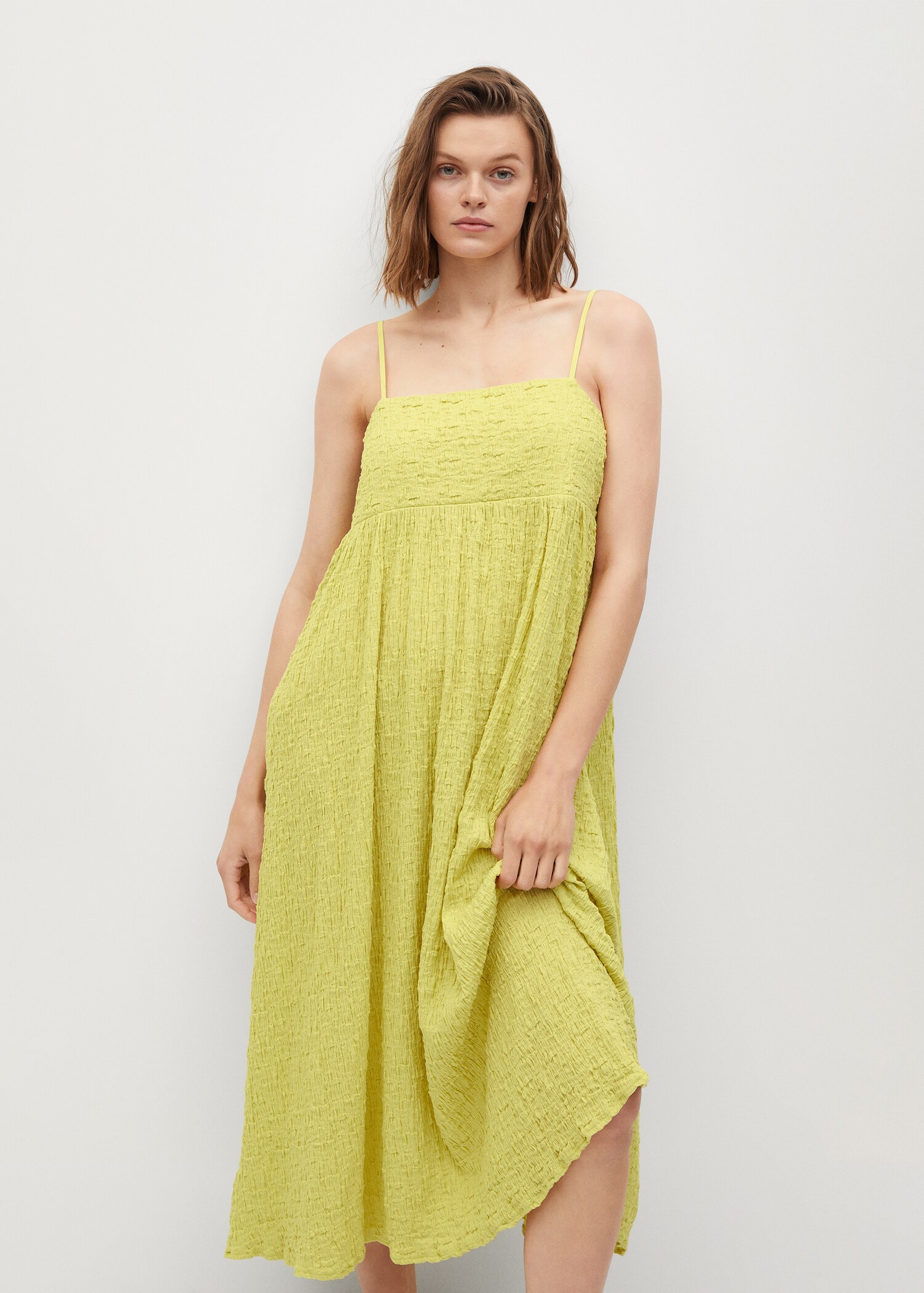 Robe maille coton - Plan moyen