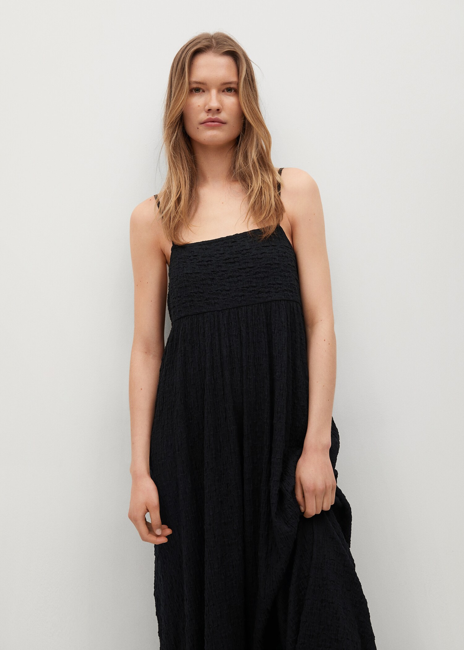 Robe maille coton - Plan moyen