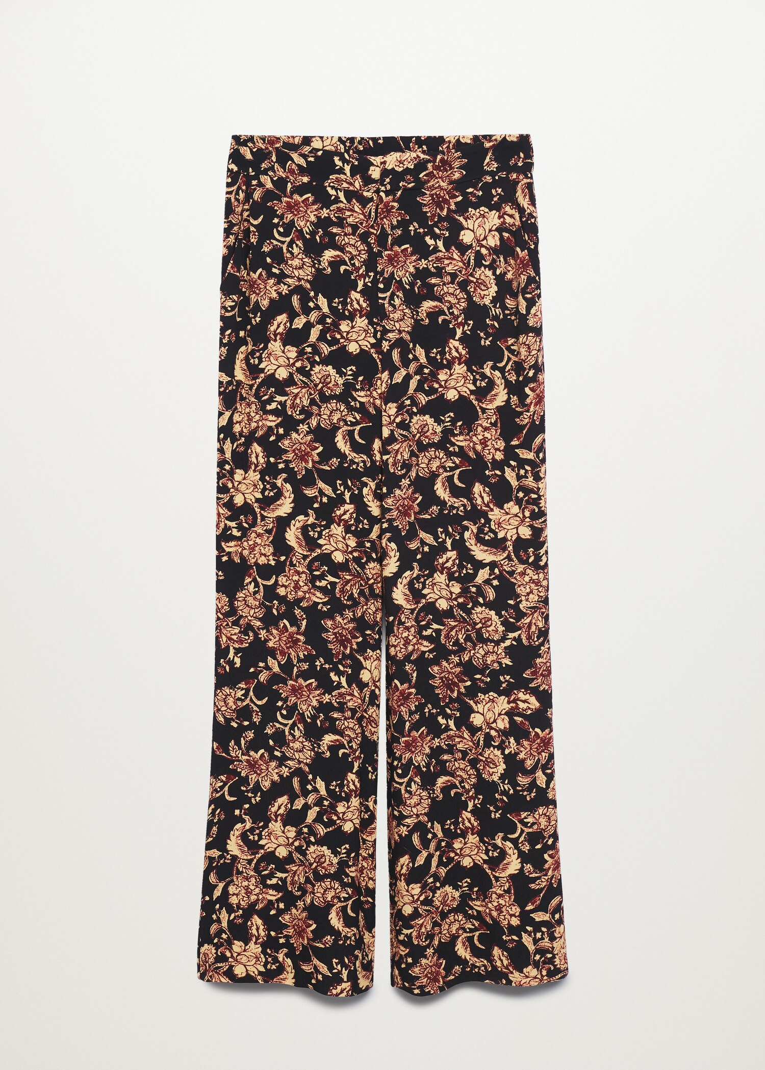 Printed straight trousers - Article without model