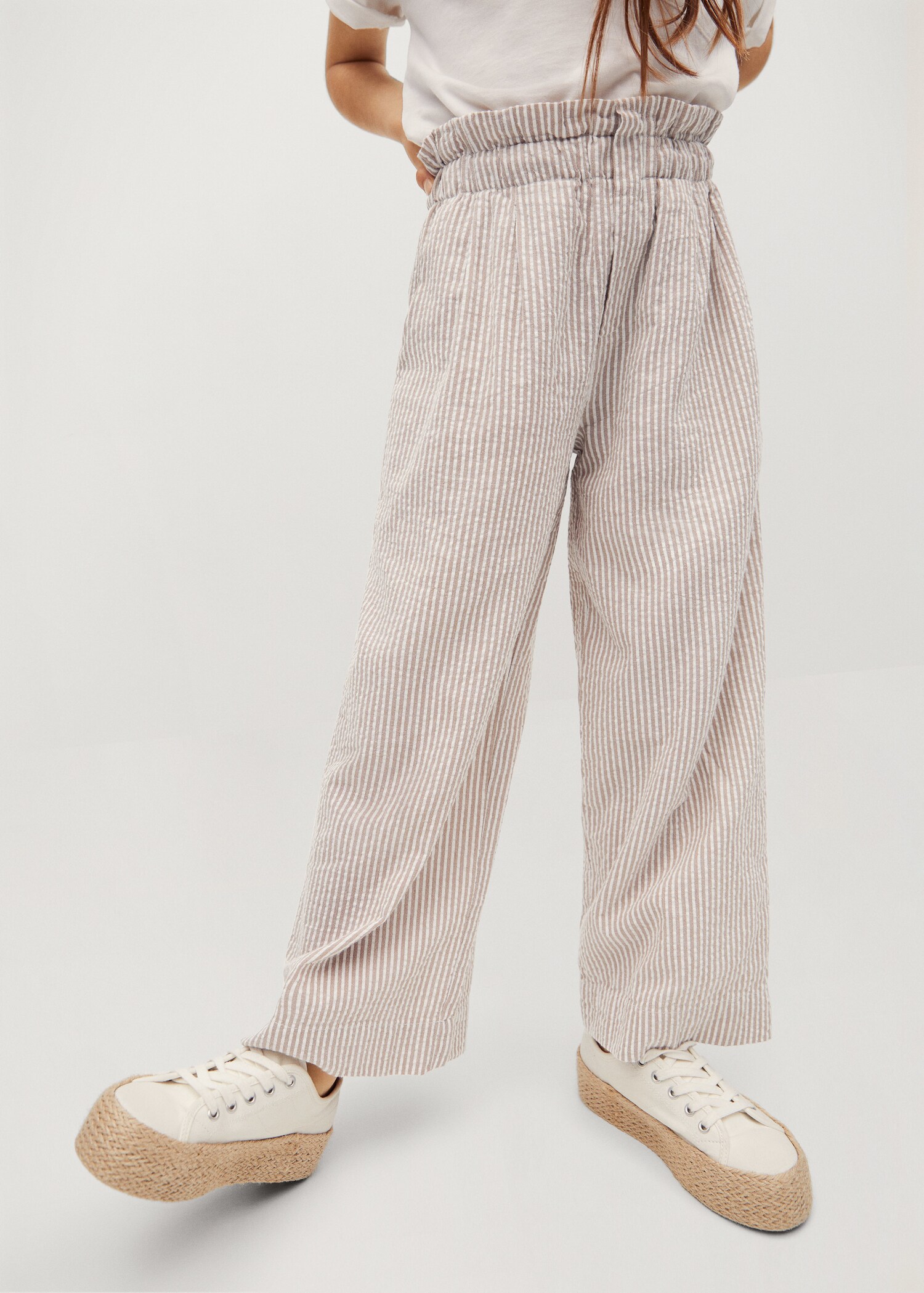 Culotte stripes trousers - Details of the article 1
