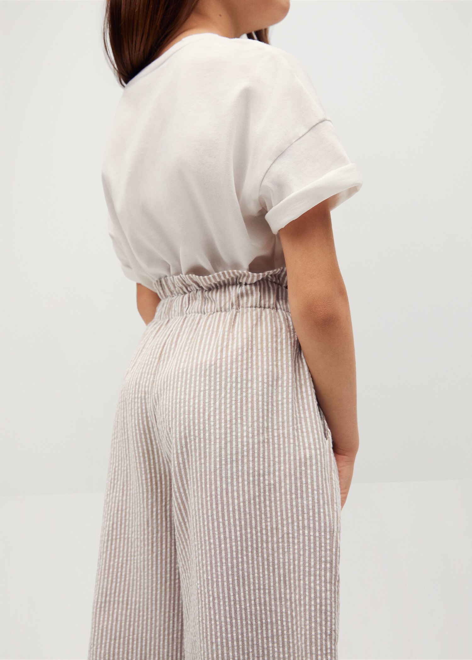 Culotte stripes trousers - Details of the article 2