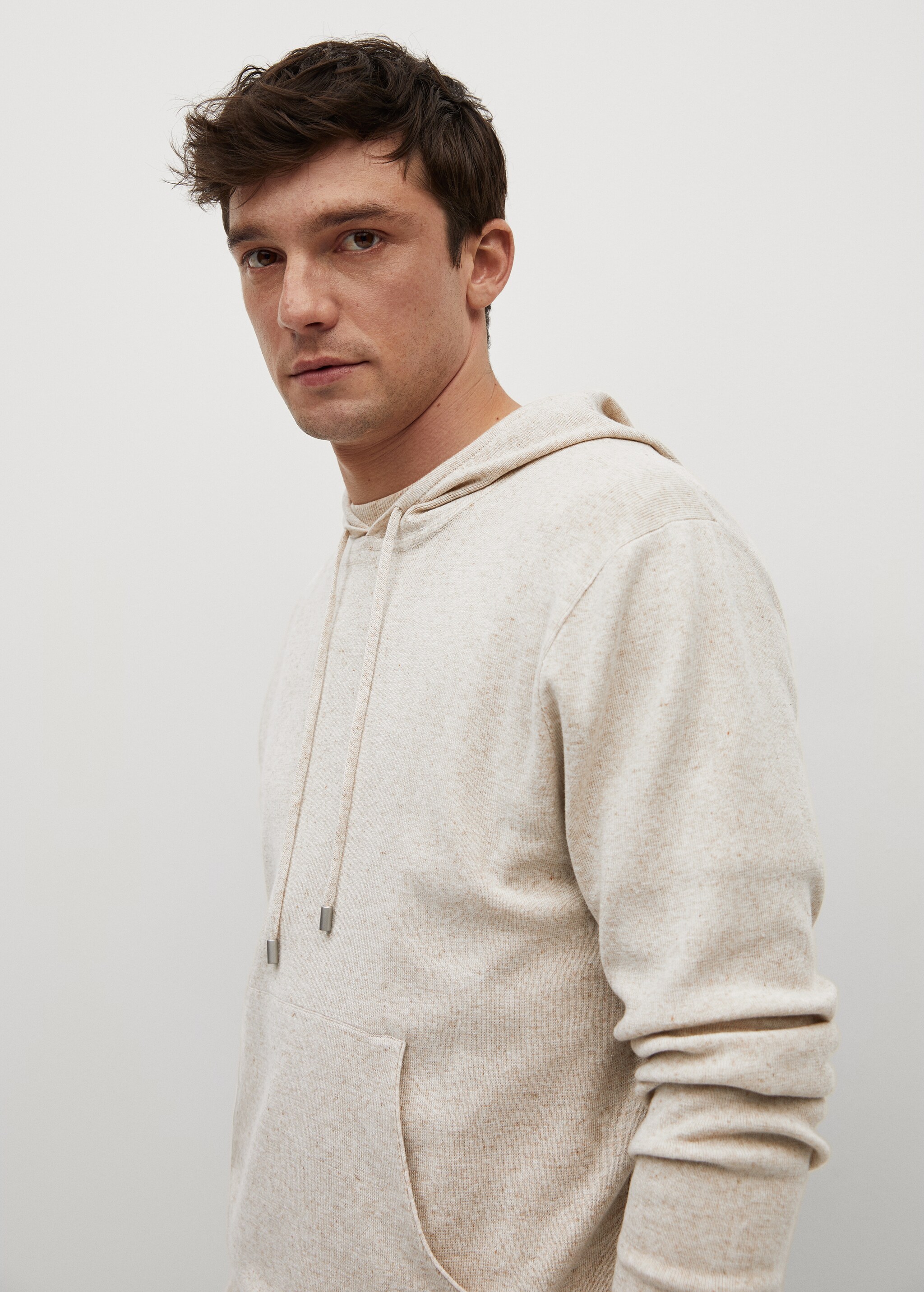 Flecked knit sweatshirt - Details of the article 2