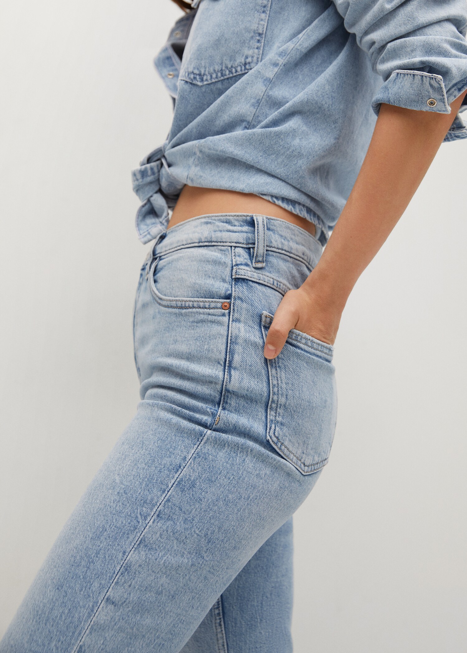 Mom elastic jeans - Details of the article 3