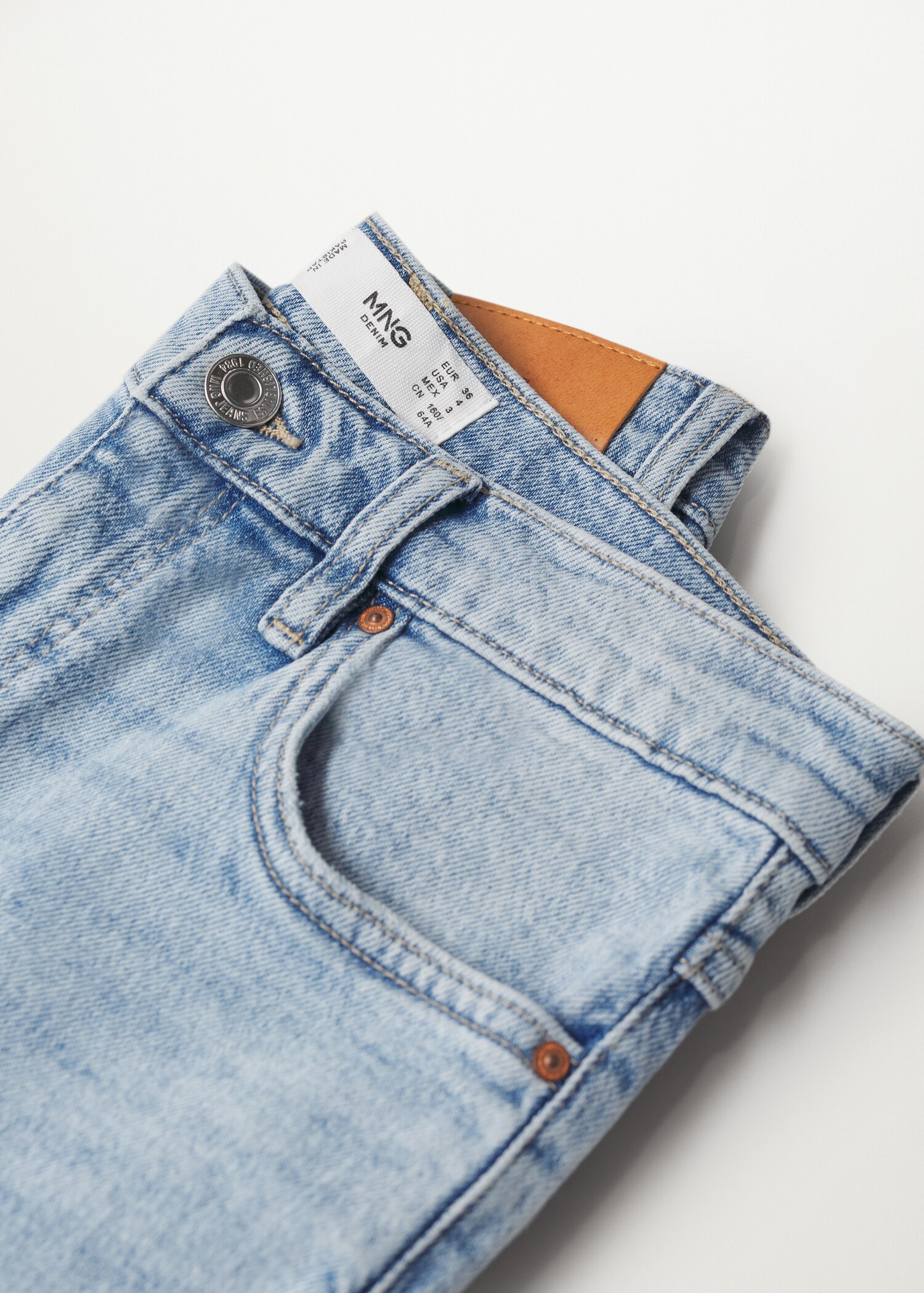 Mom elastic jeans - Details of the article 8