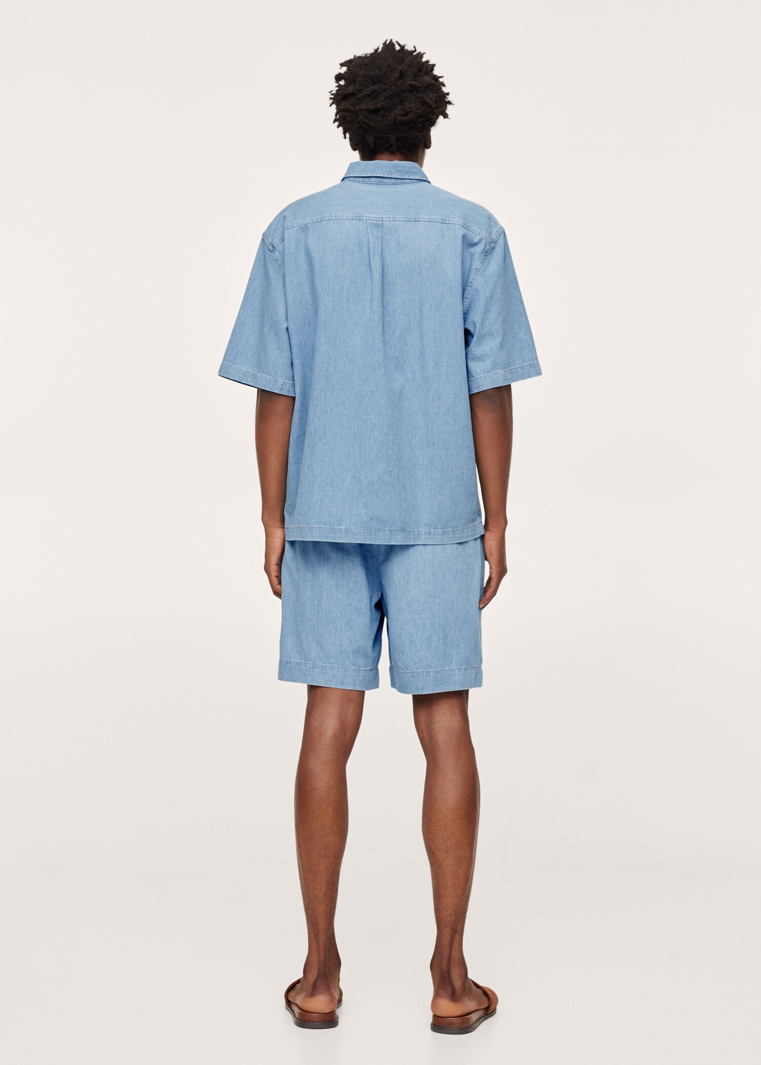 Bermudas denim relaxed  - Reverso del artículo