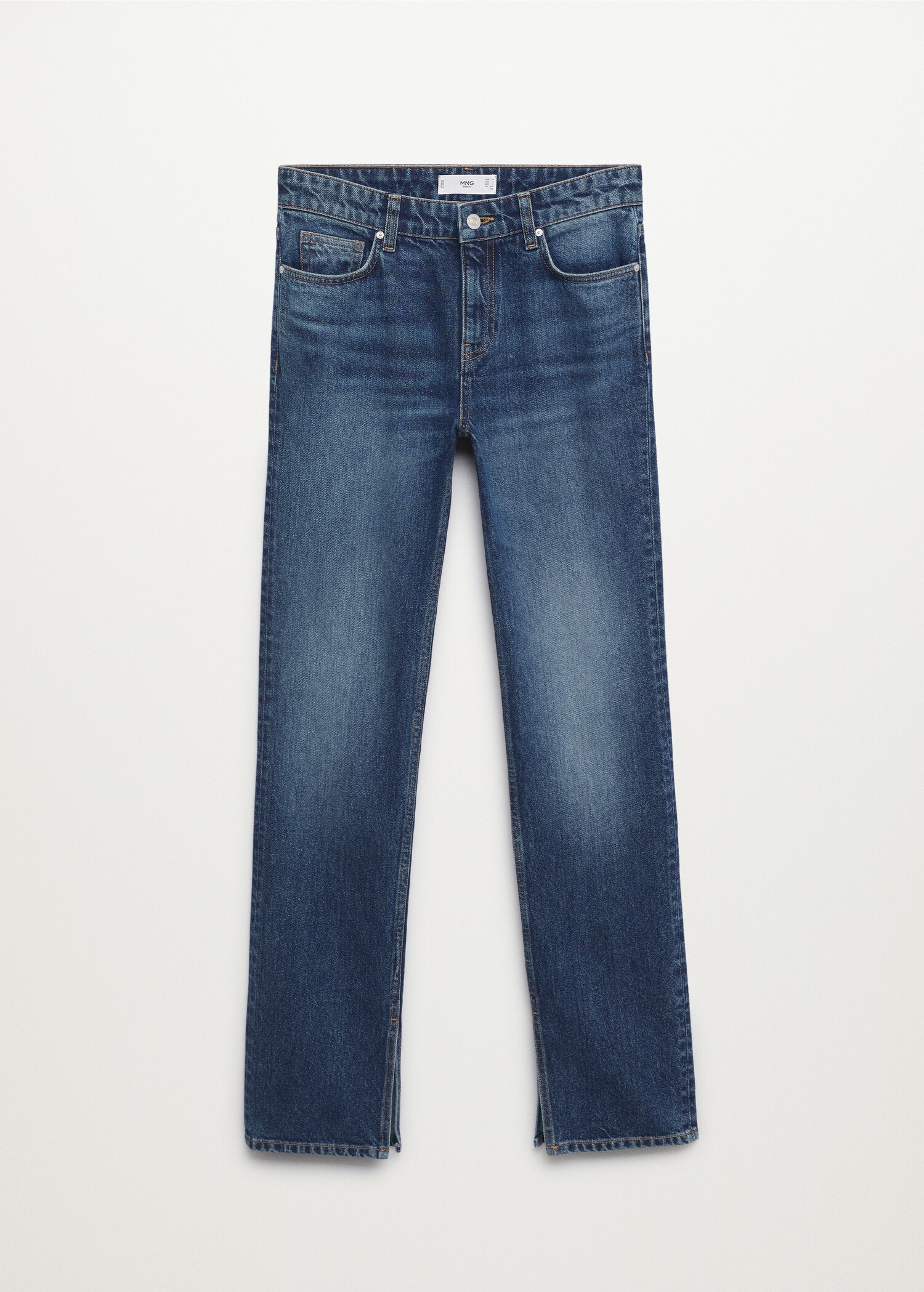 Side slit slim jeans - Article without model