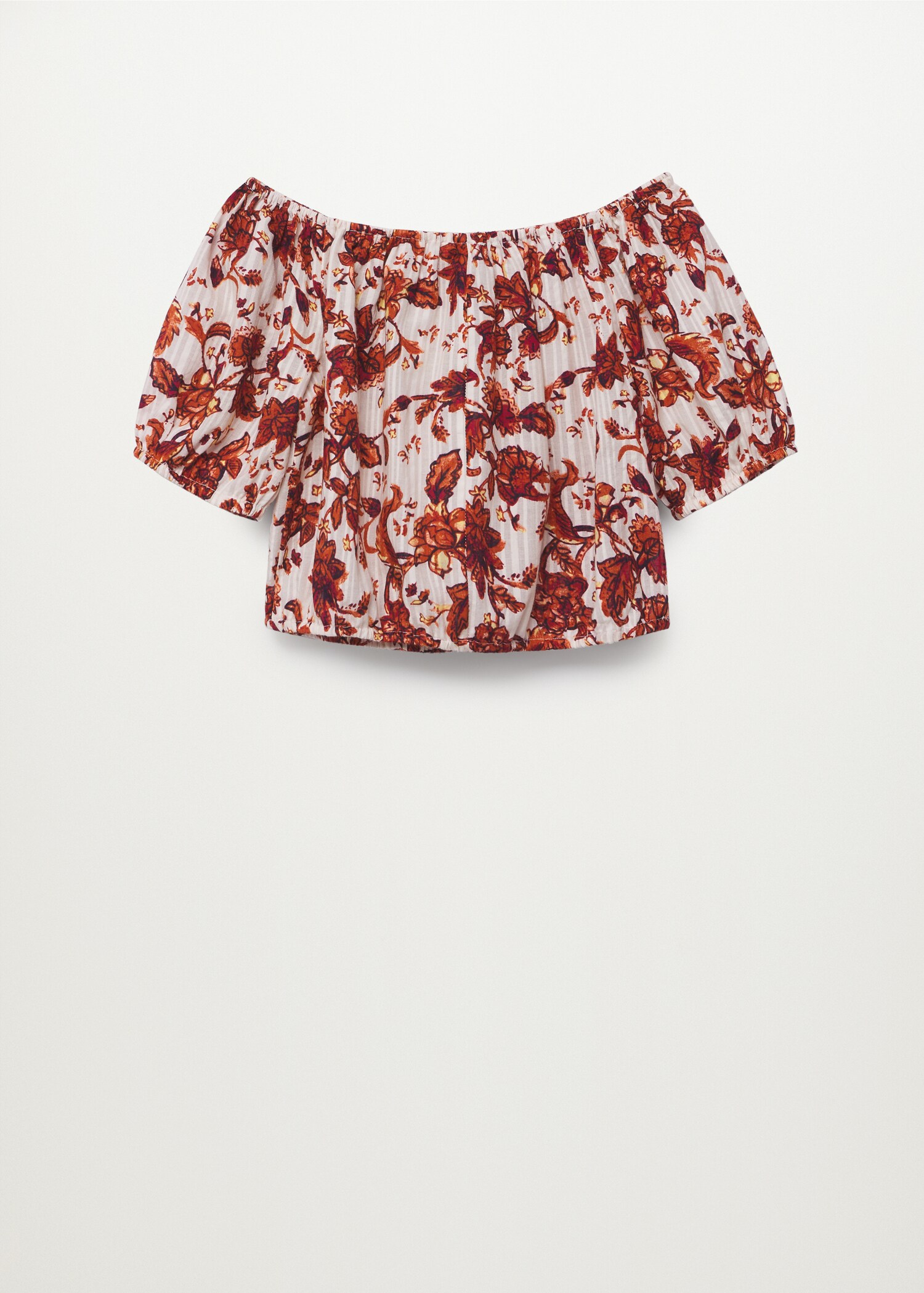 Blusa algodón estampada - Reverso del artículo