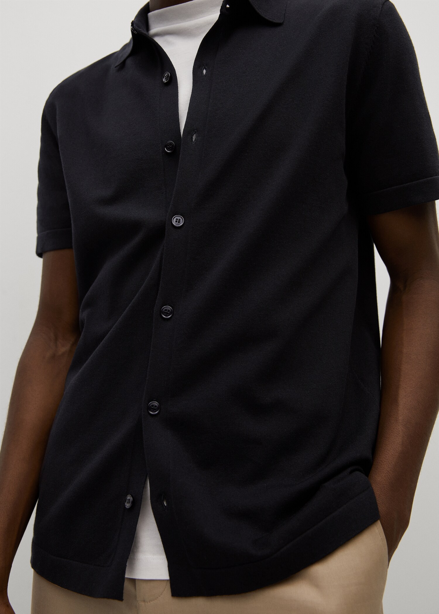 Camisa regular fit punto - Detalle del artículo 1