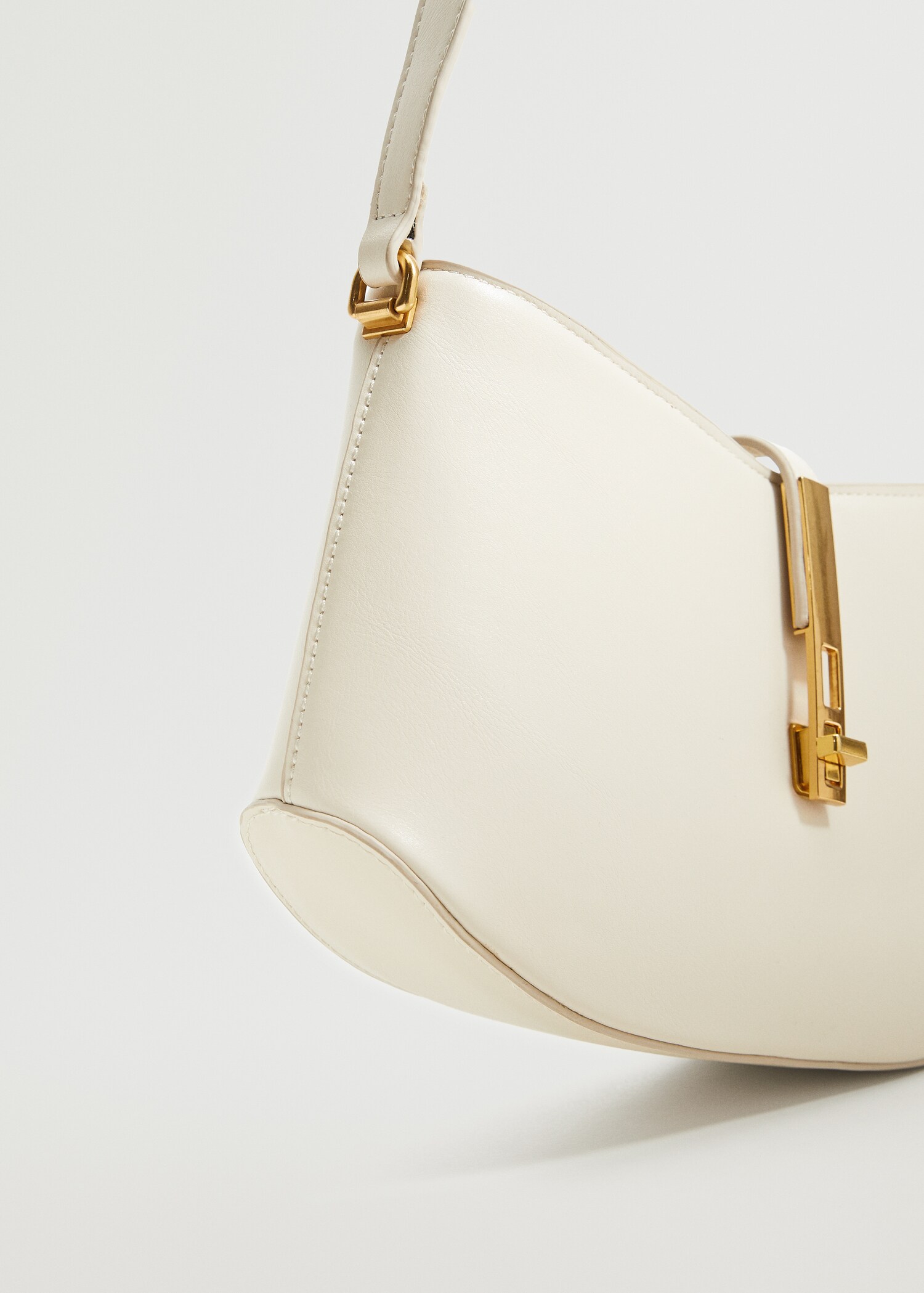 Buckle baguette bag - Medium plane