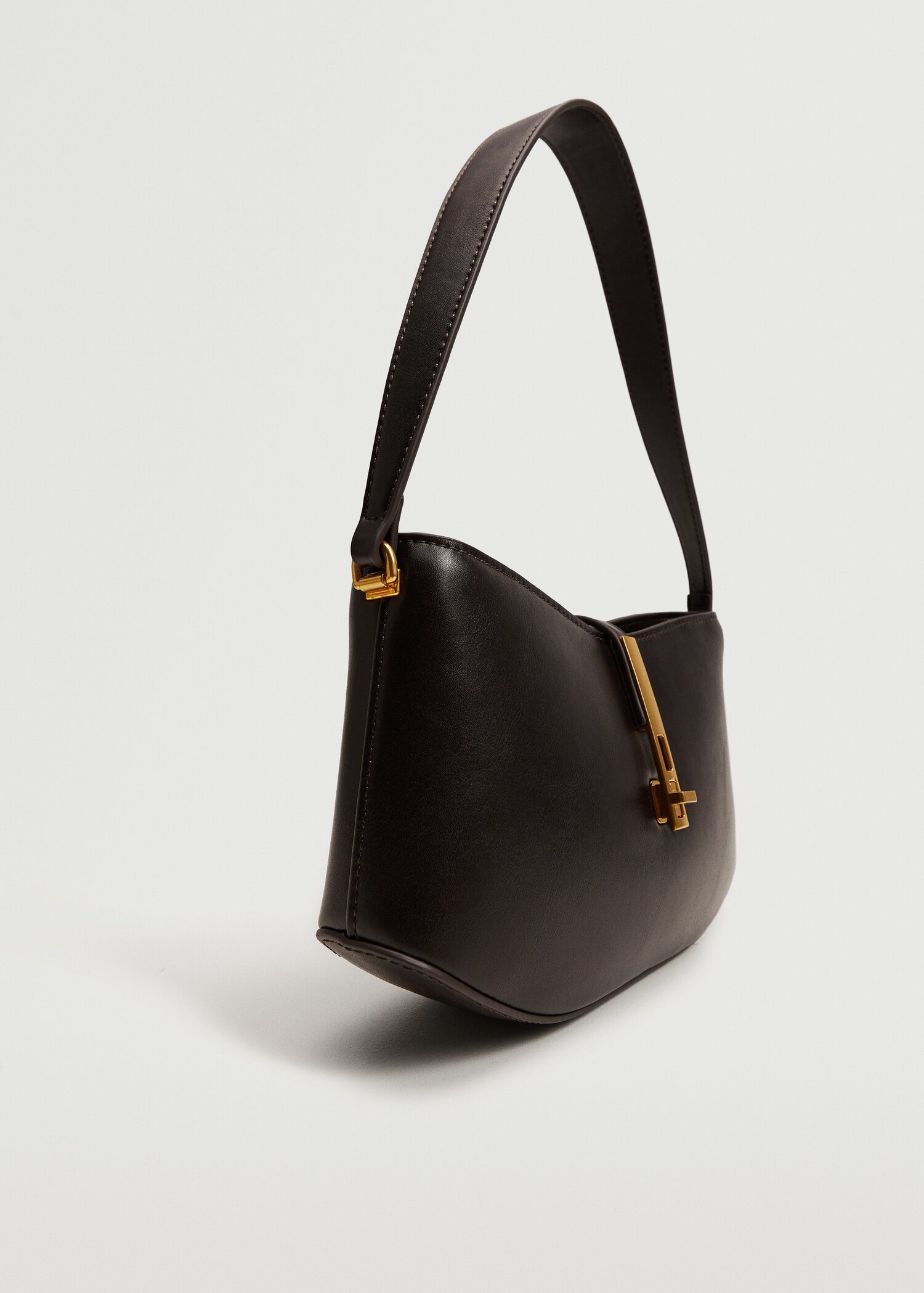 Buckle baguette bag - Medium plane