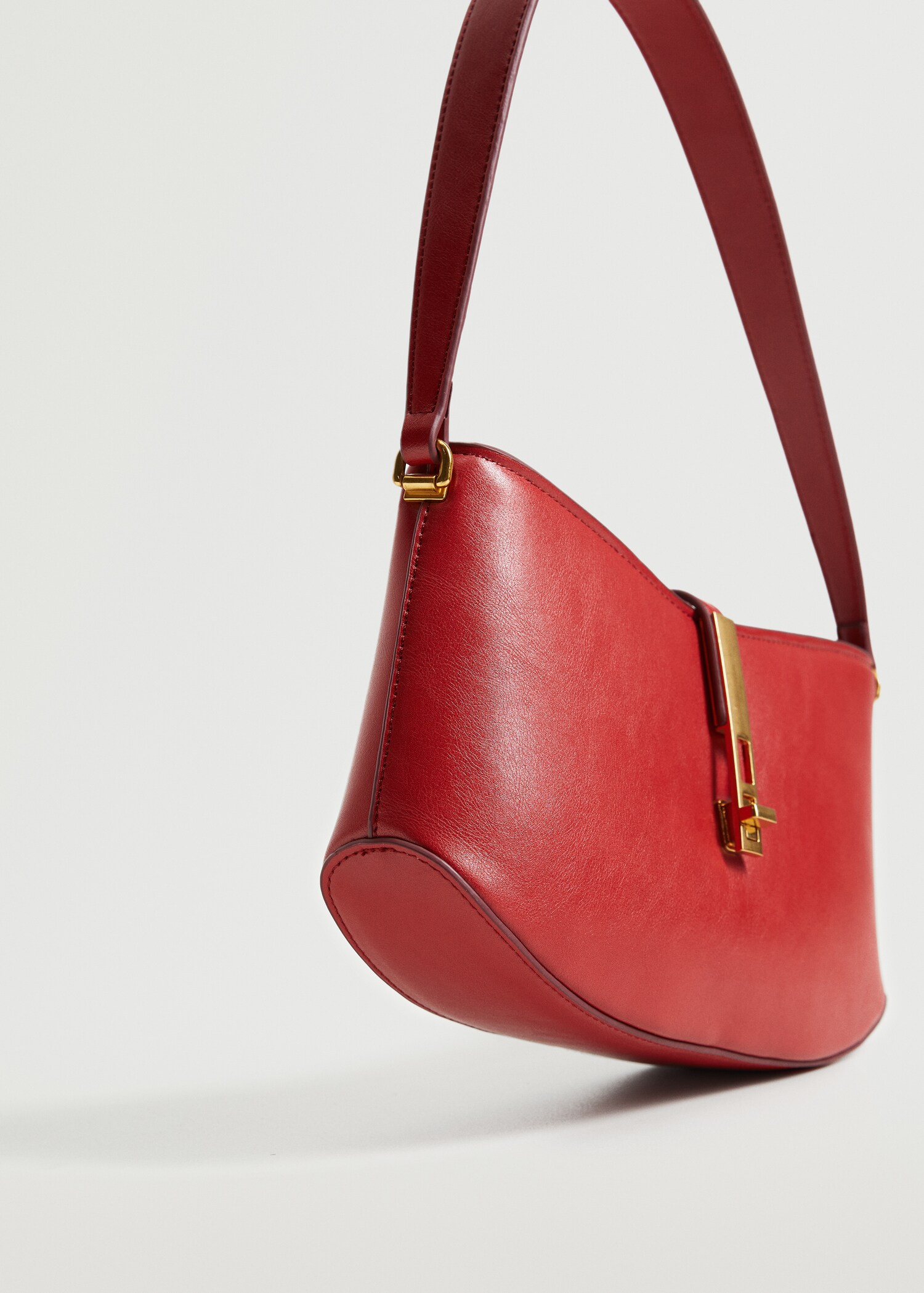 Buckle baguette bag - Medium plane