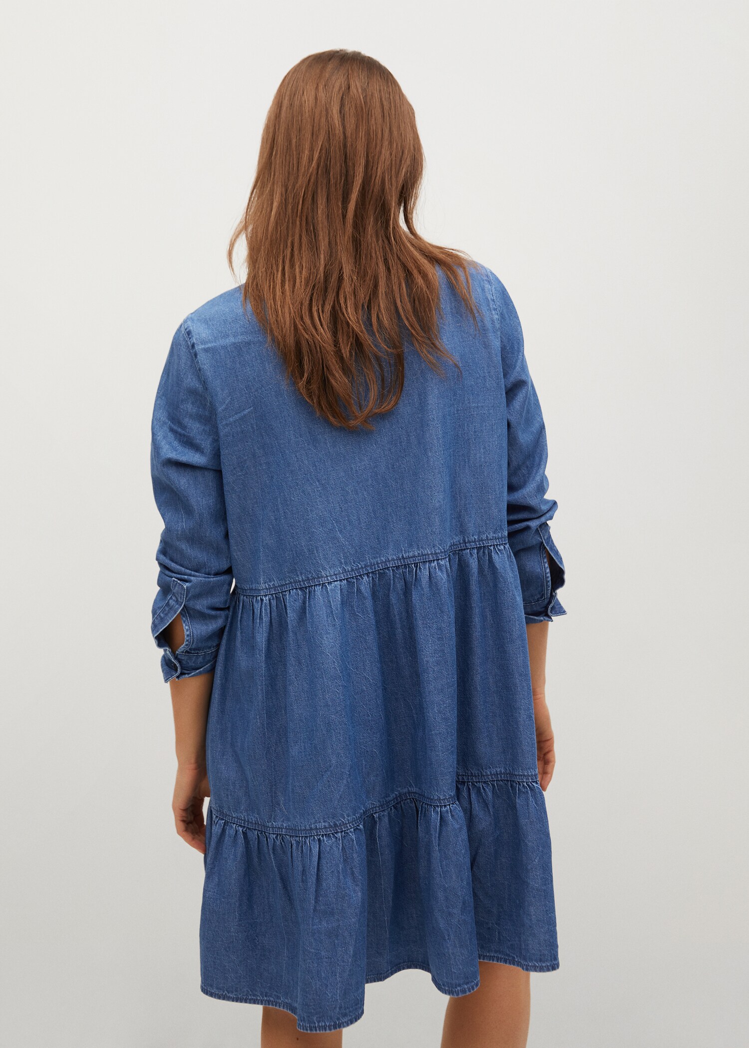 Vestido algodón volantes - Reverso del artículo