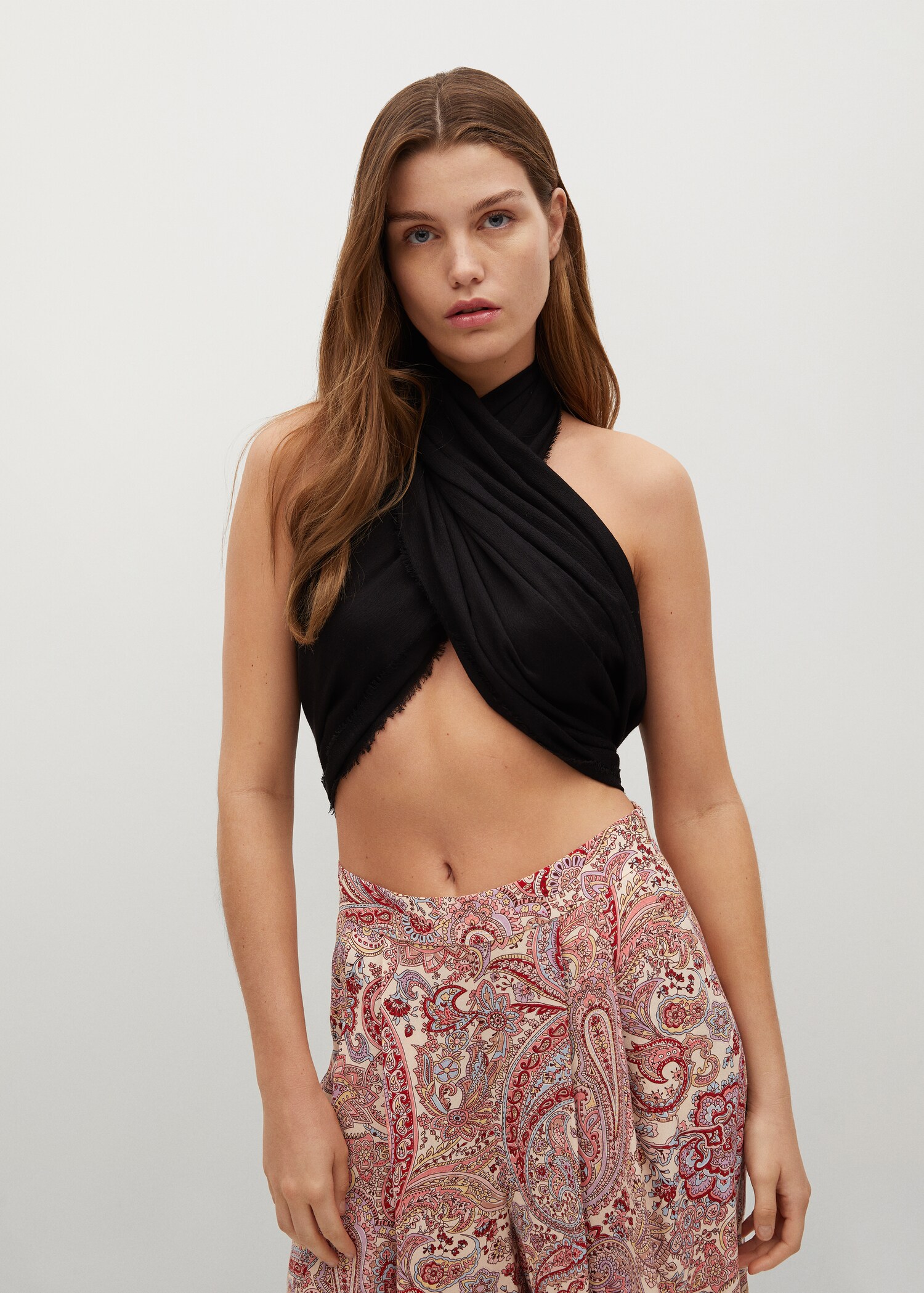 Pantalón fluido estampado - Detalle del artículo 1
