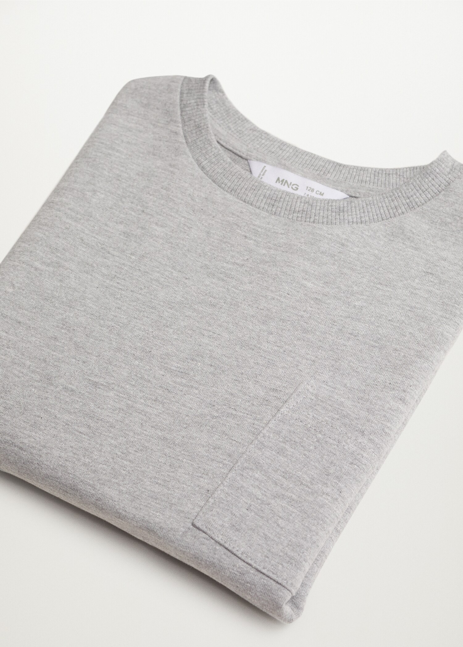 Sweat-shirt coton à poche - Détail de l'article 8