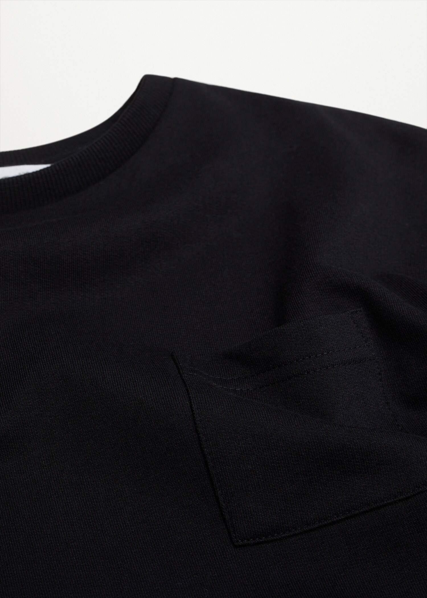 Sweat-shirt coton à poche - Détail de l'article 8