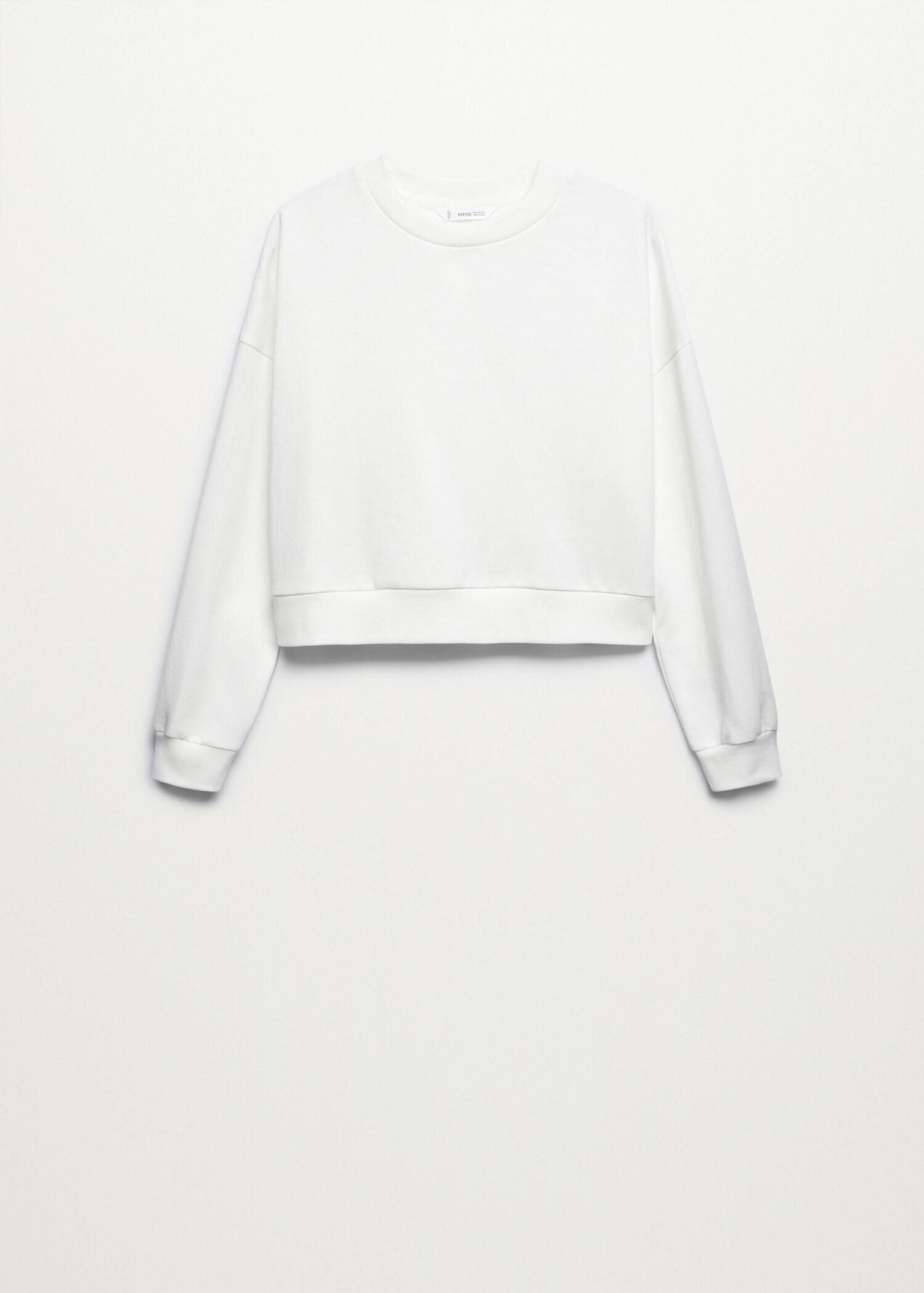 Mikina crop oversize - Zboží bez modelu