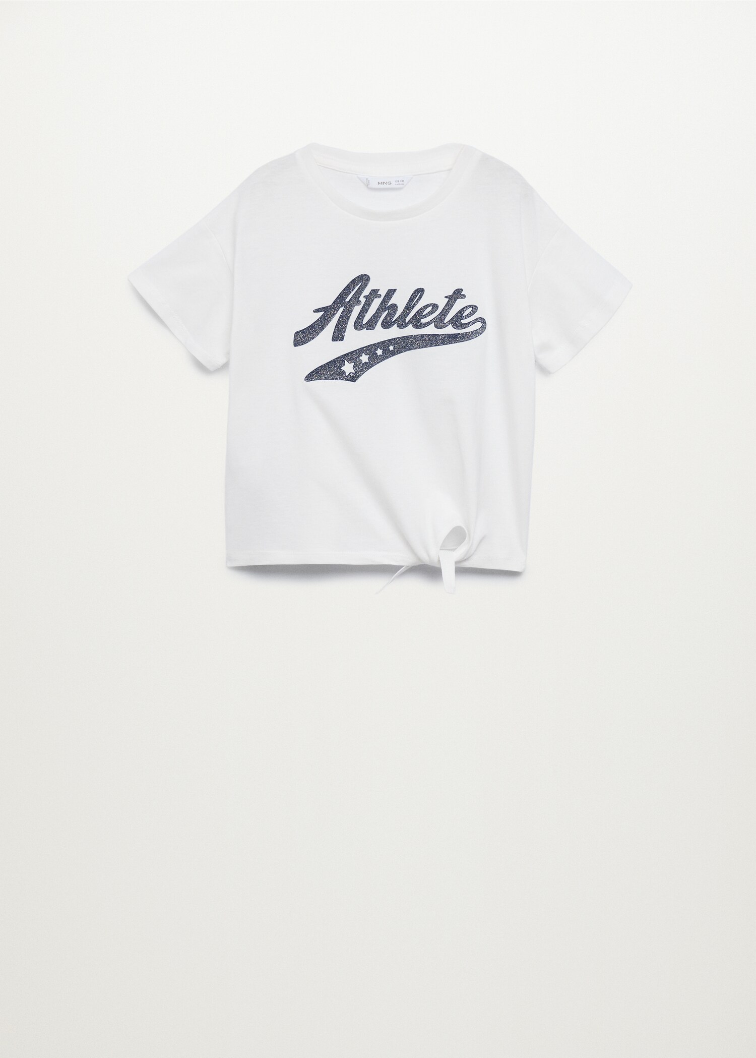 Camiseta mensaje purpurina - Artículo sin modelo