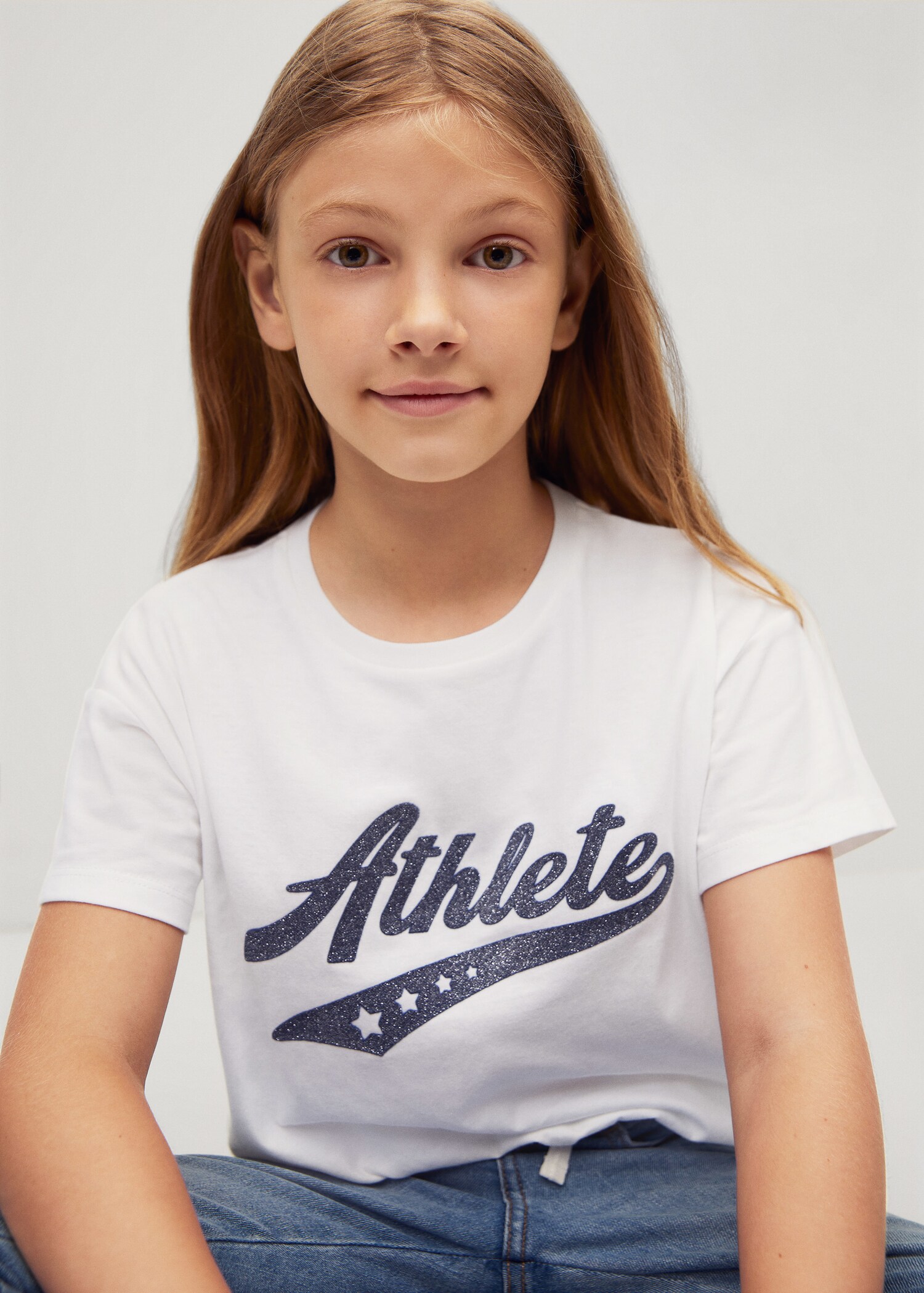 Camiseta mensaje purpurina - Detalle del artículo 1