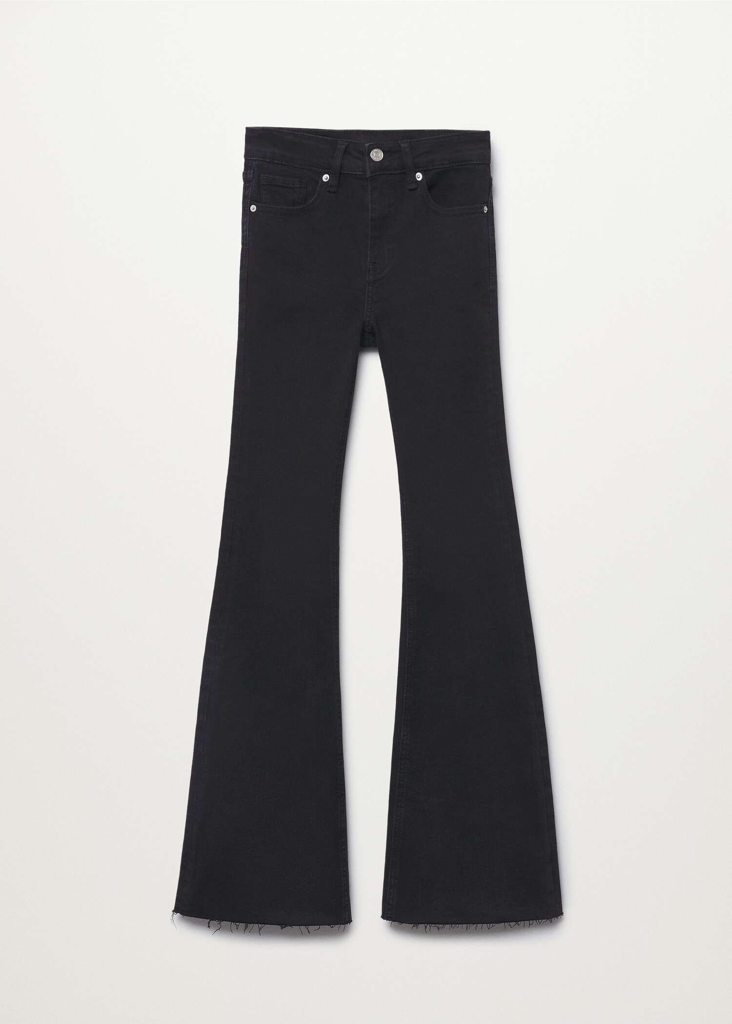 Jeans flare terminaciones deshilachadas - Artículo sin modelo