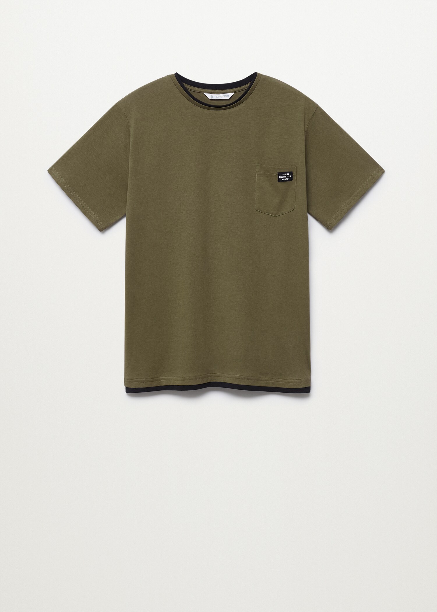 T-shirt coton poche - Article sans modèle