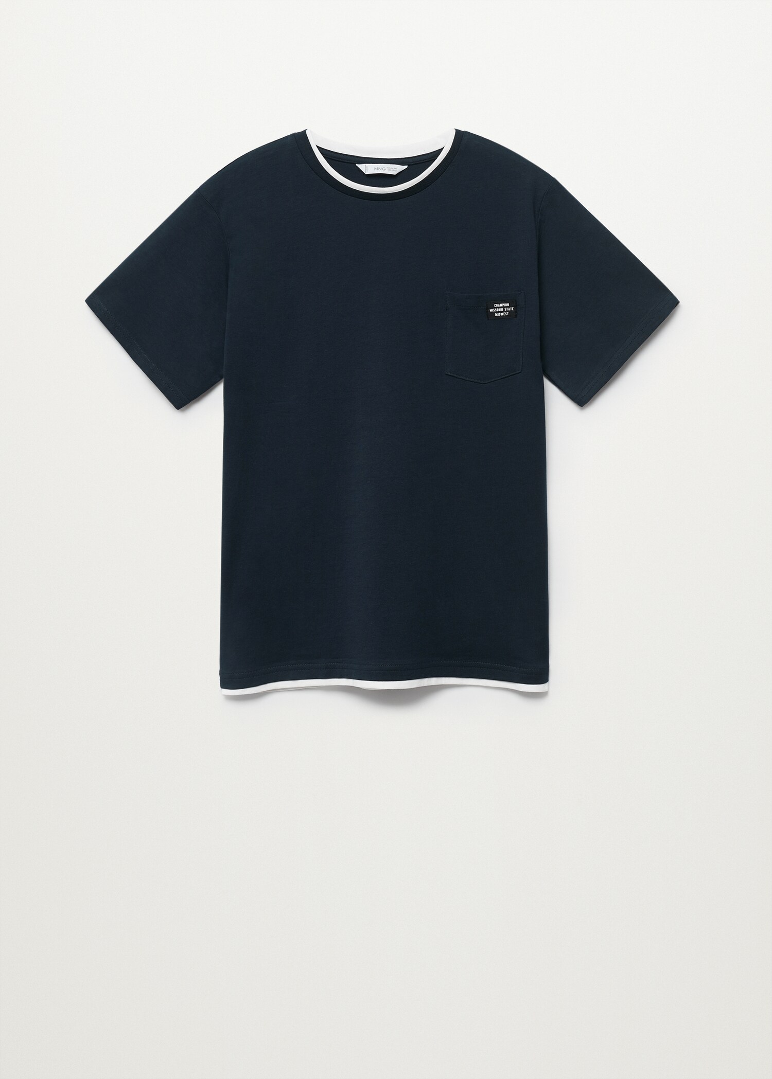 T-shirt coton poche - Article sans modèle