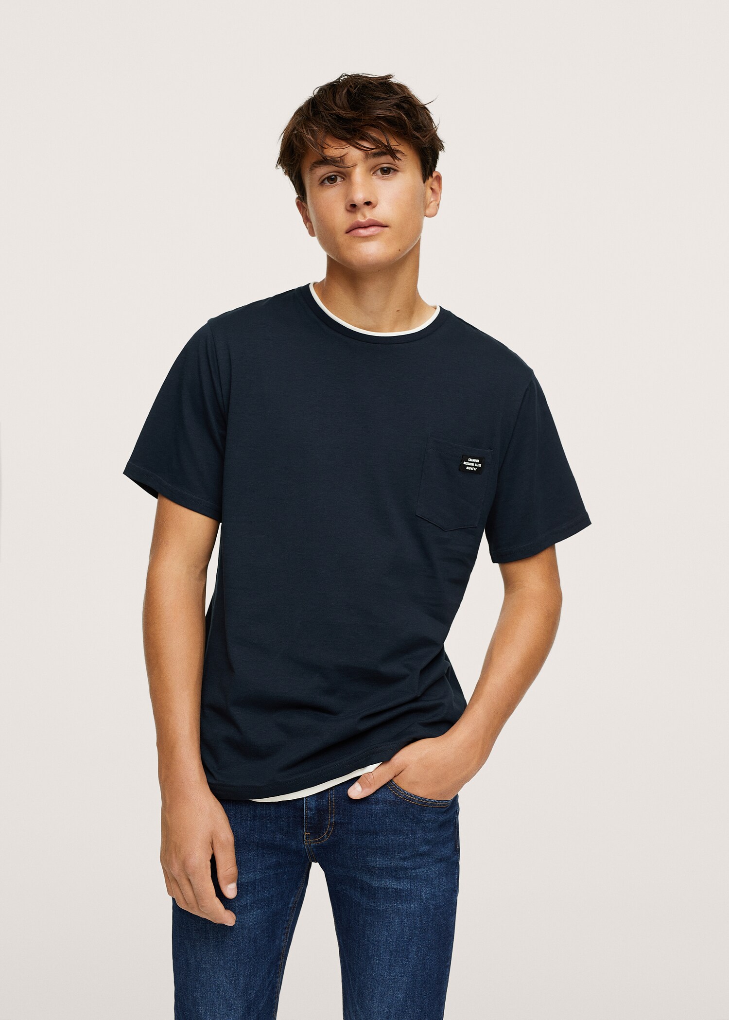 T-shirt coton poche - Détail de l'article 1