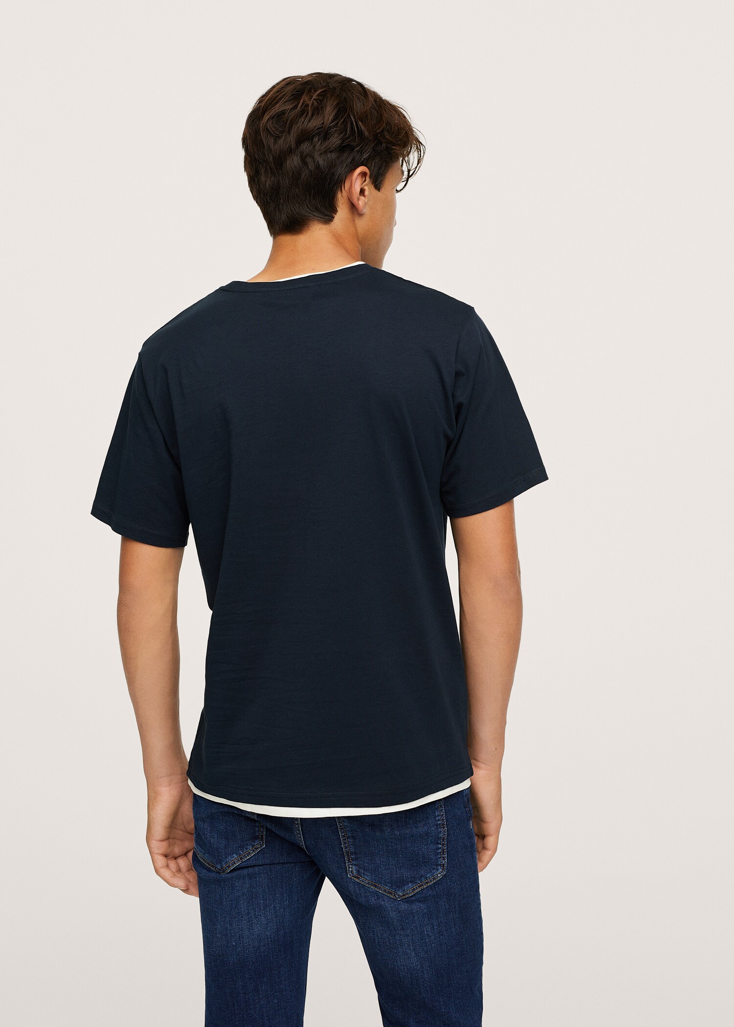 T-shirt coton poche - Verso de l’article