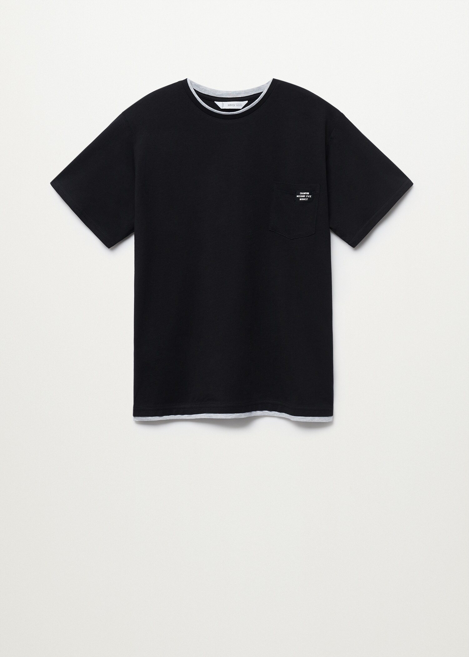 T-shirt coton poche - Article sans modèle