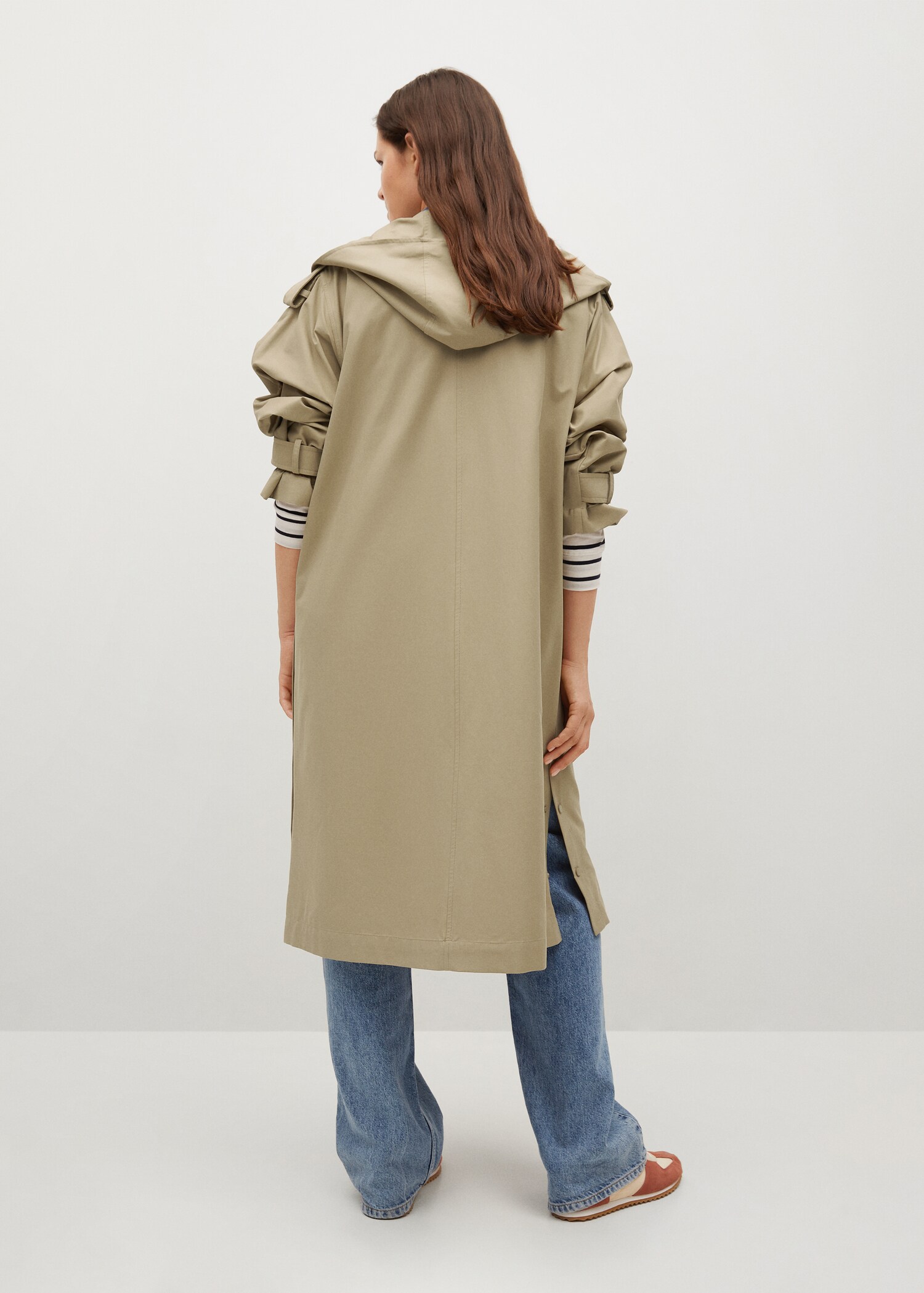 Parca oversize - Verso do artigo