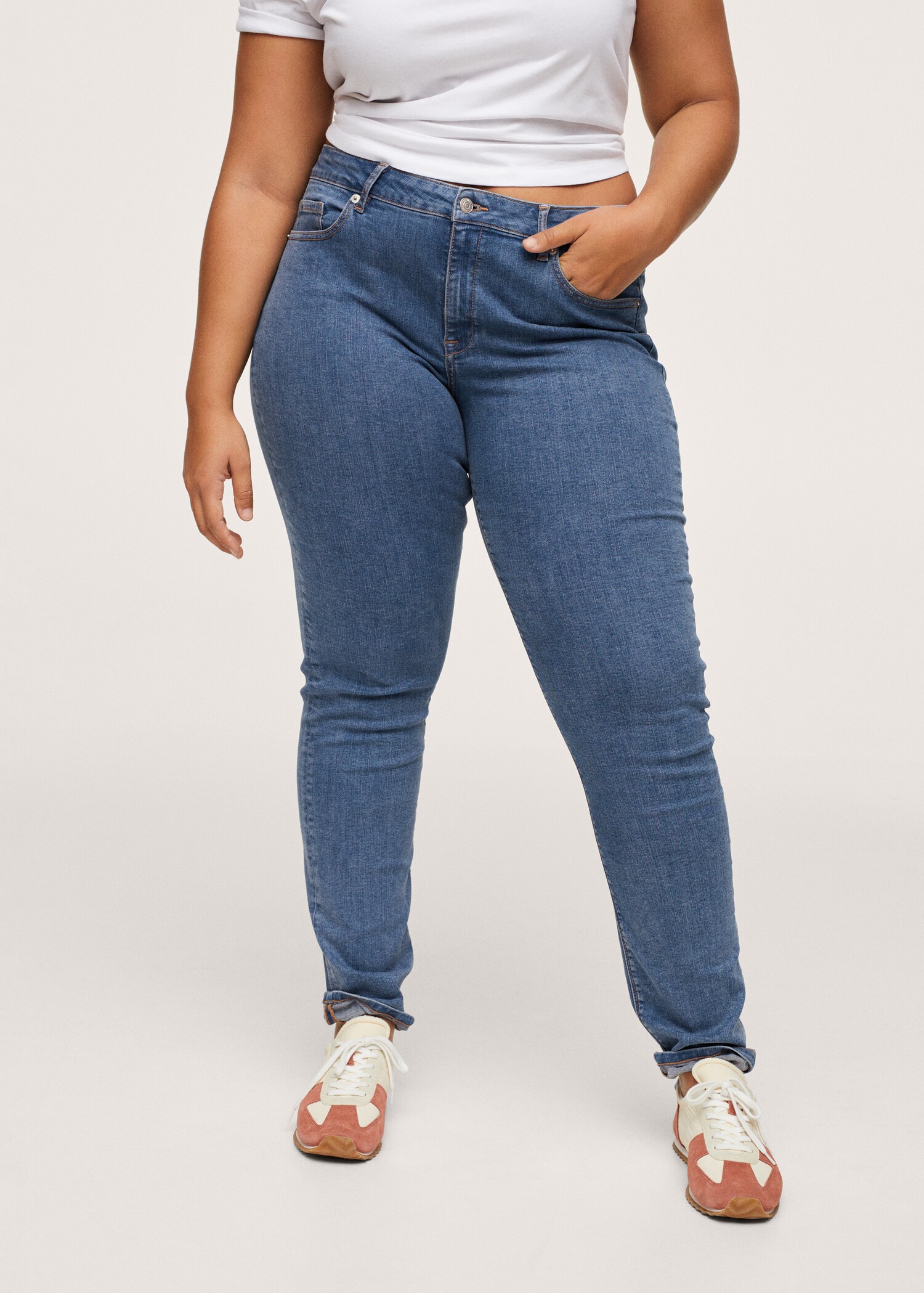 Jeans slim Susan - Plano medio