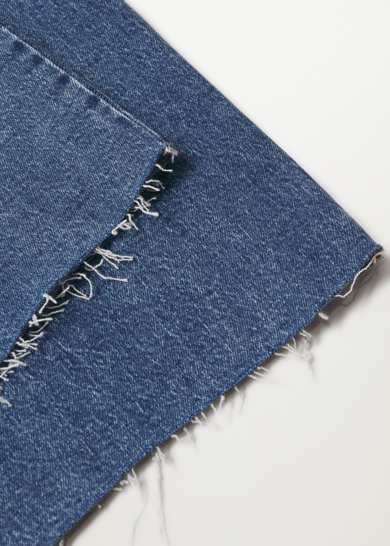 High-waist elastic culotte jeans - Details of the article 8