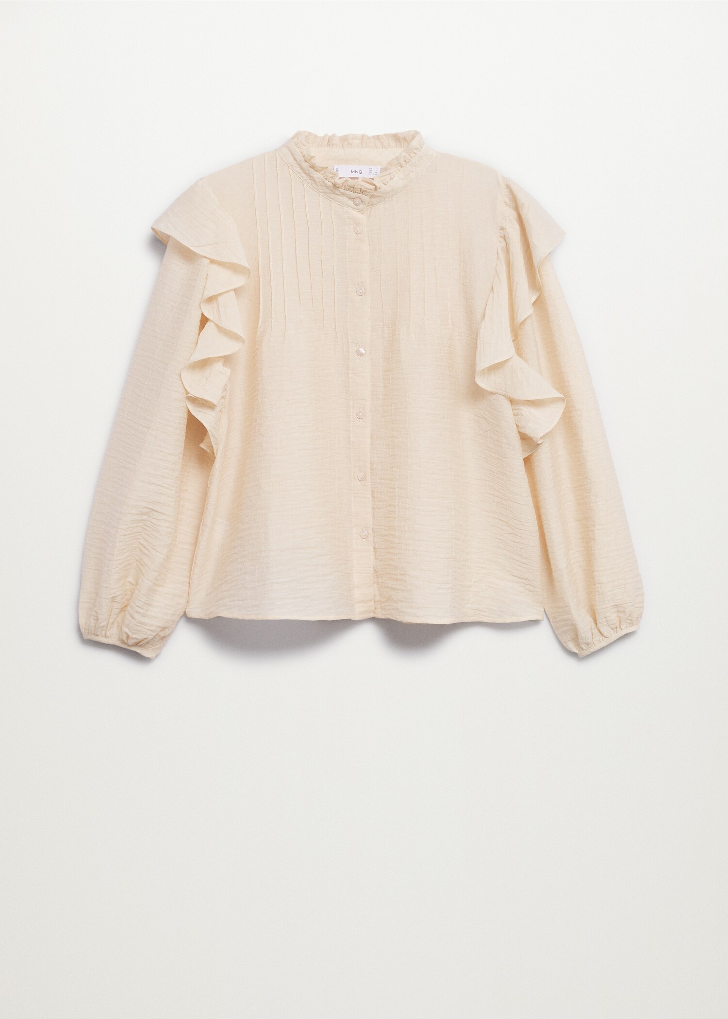 Blusa lyocell volantes - Artículo sin modelo