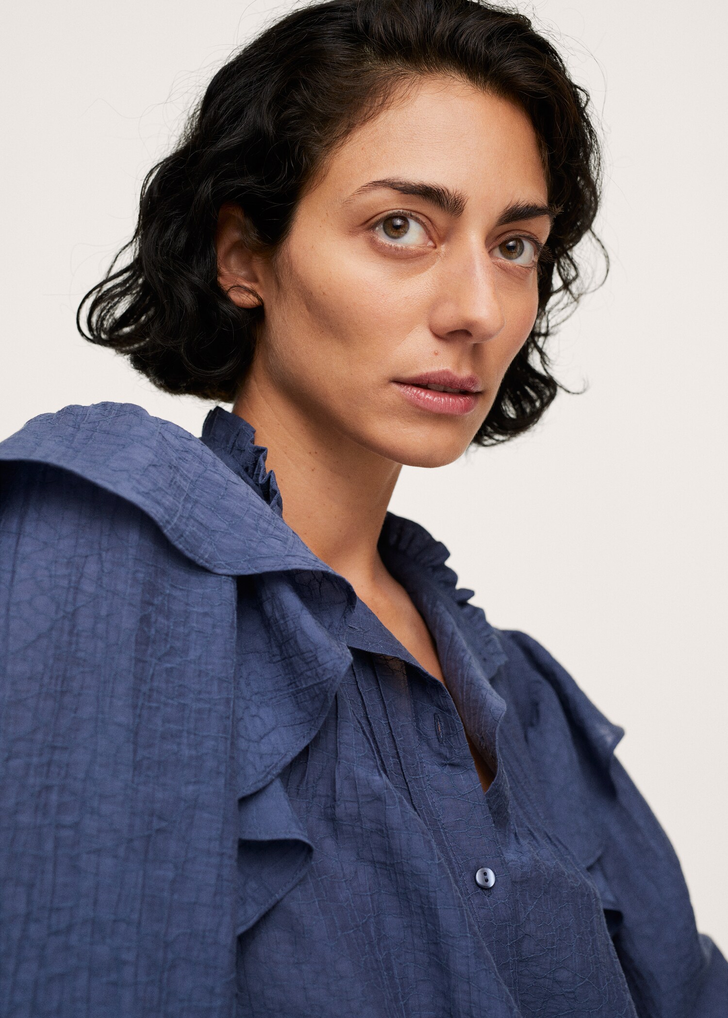 Blusa lyocell volantes - Detalle del artículo 2