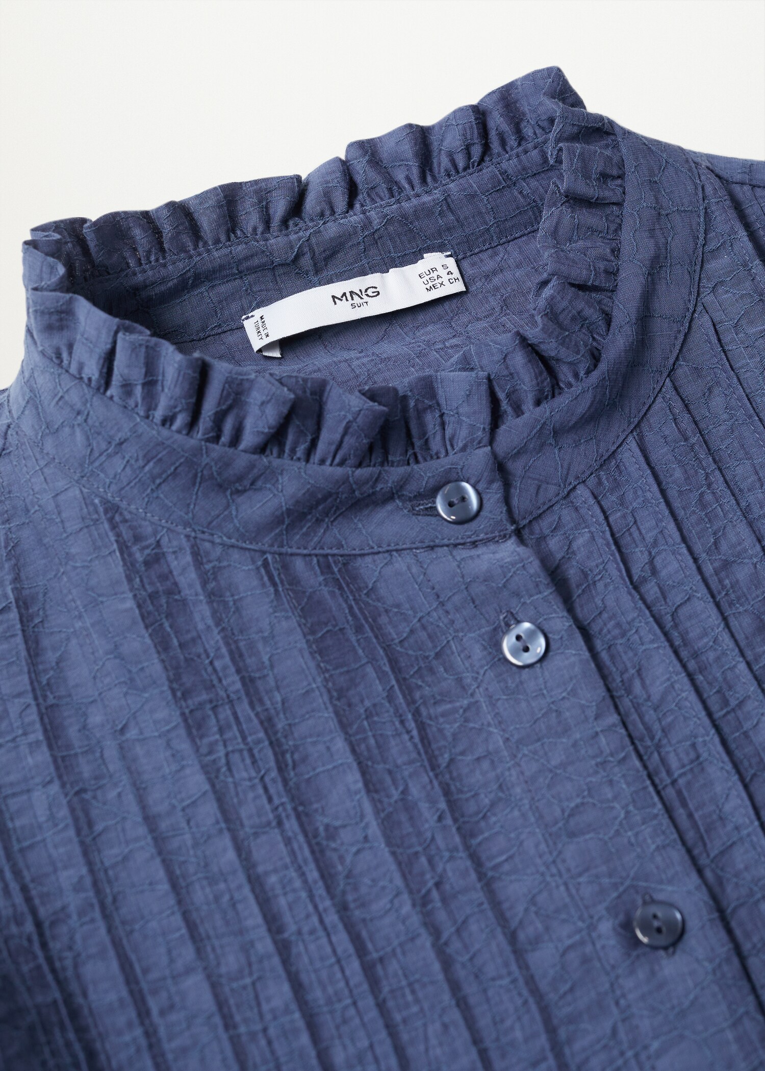 Blusa lyocell volantes - Detalle del artículo 8