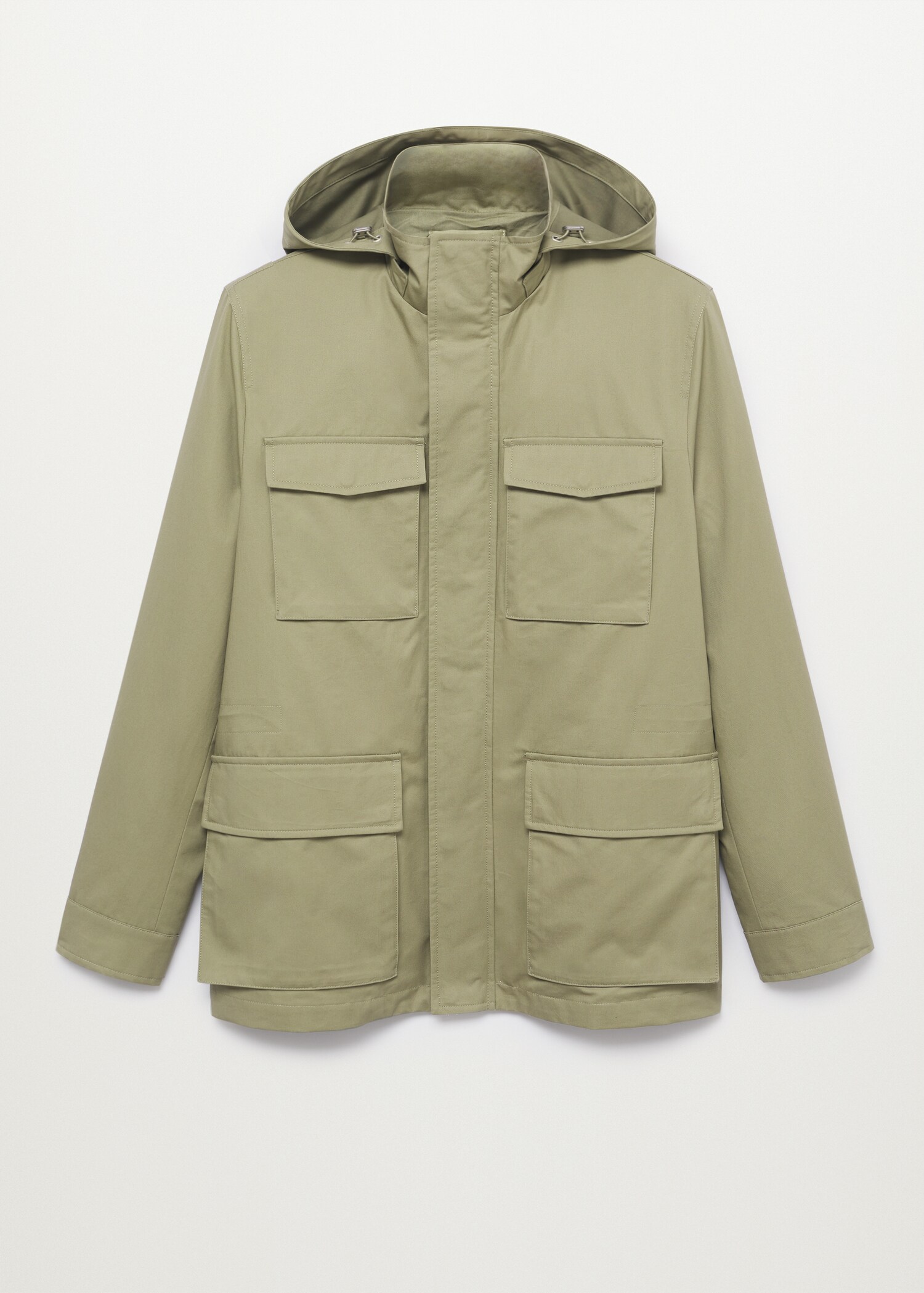 Nepromokavá parka s kapsami - Zboží bez modelu