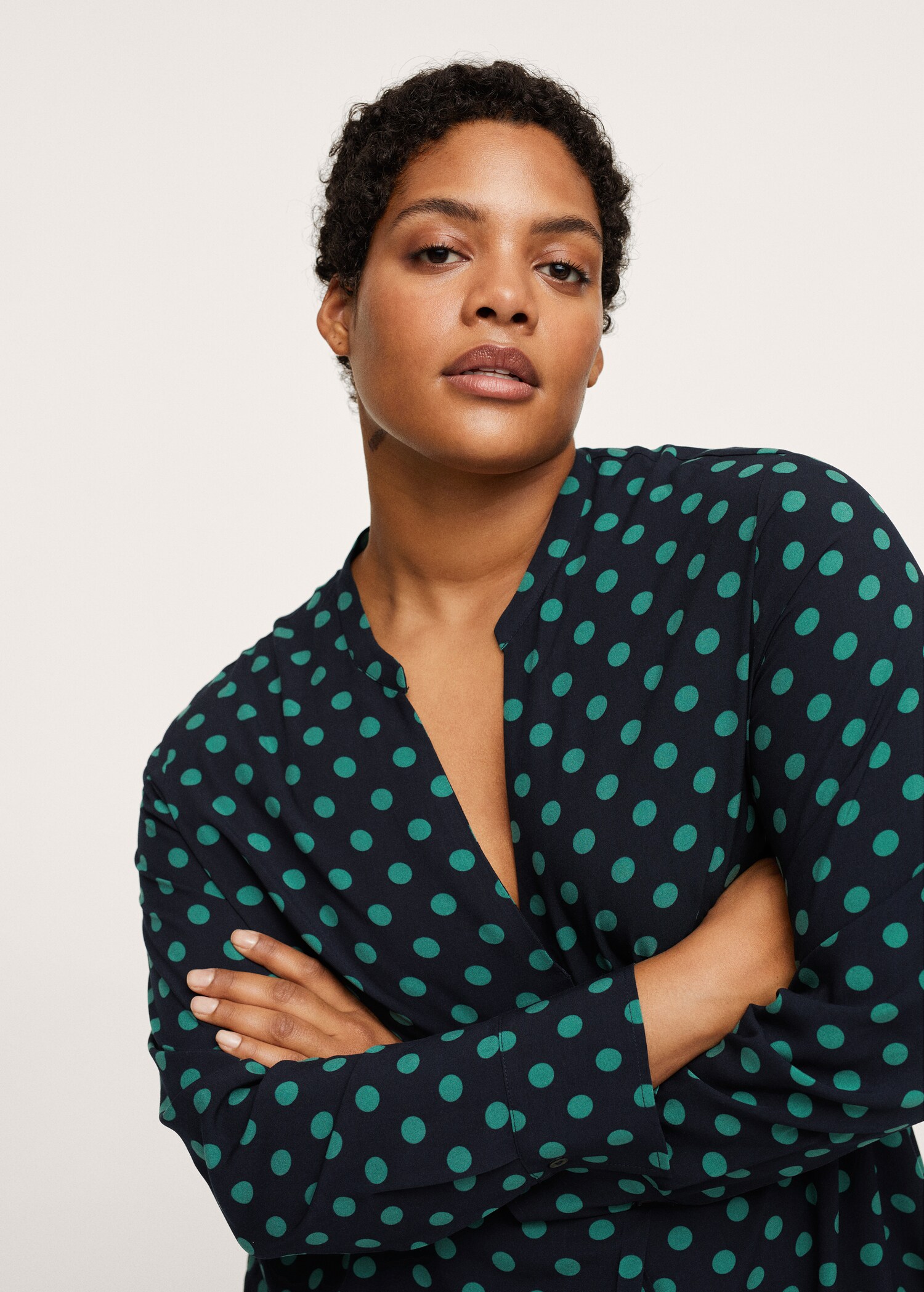 Flowy printed blouse - Details of the article 2