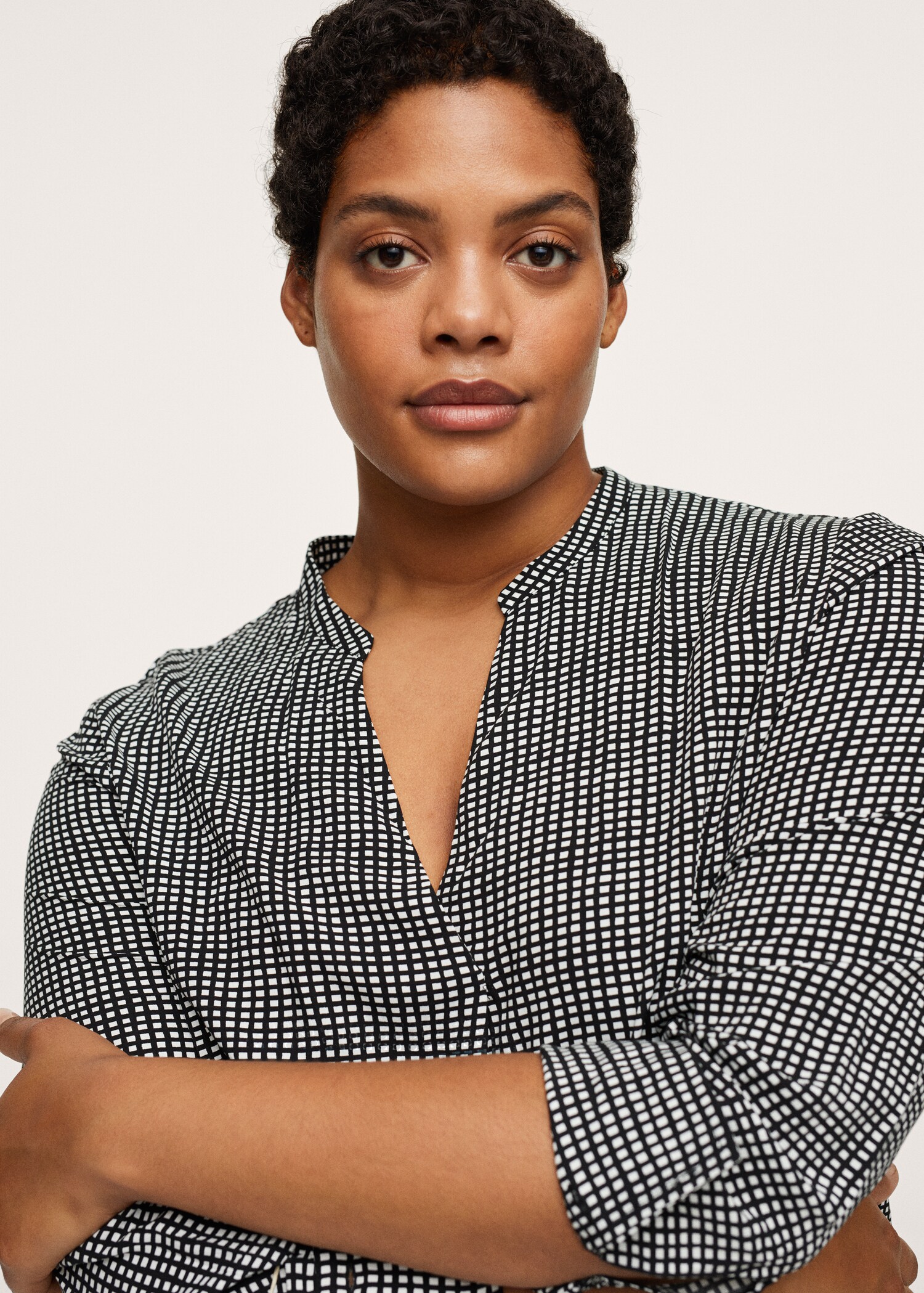 Flowy printed blouse - Details of the article 2