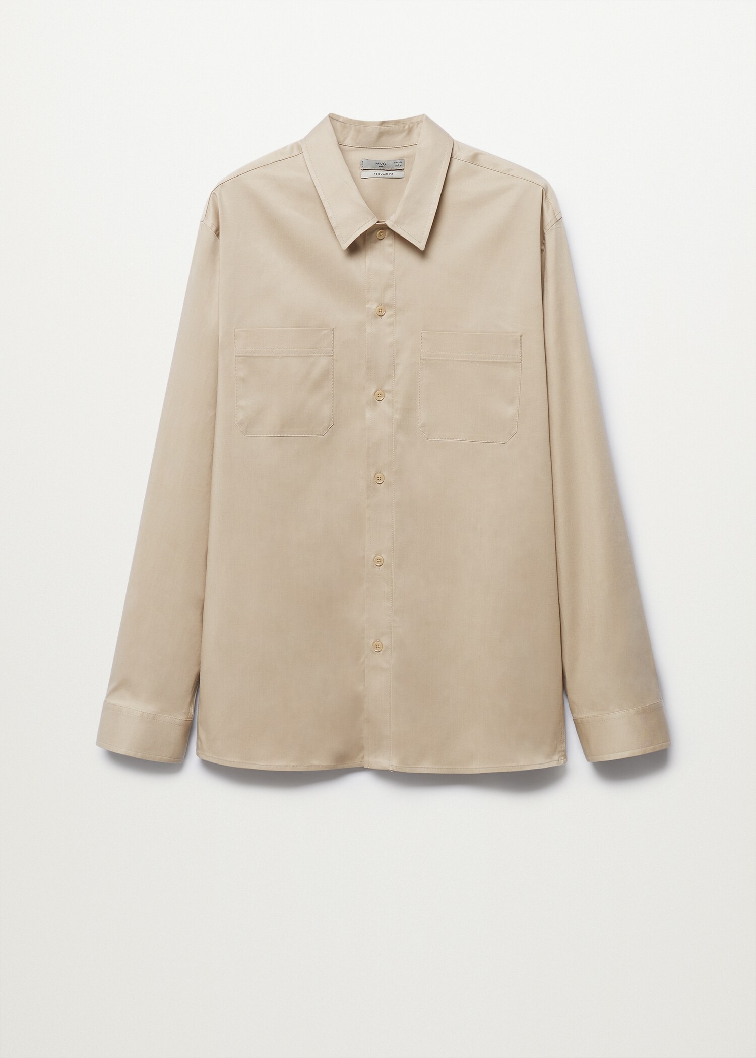 Cotton lyocell shirt with pockets - Article without model
