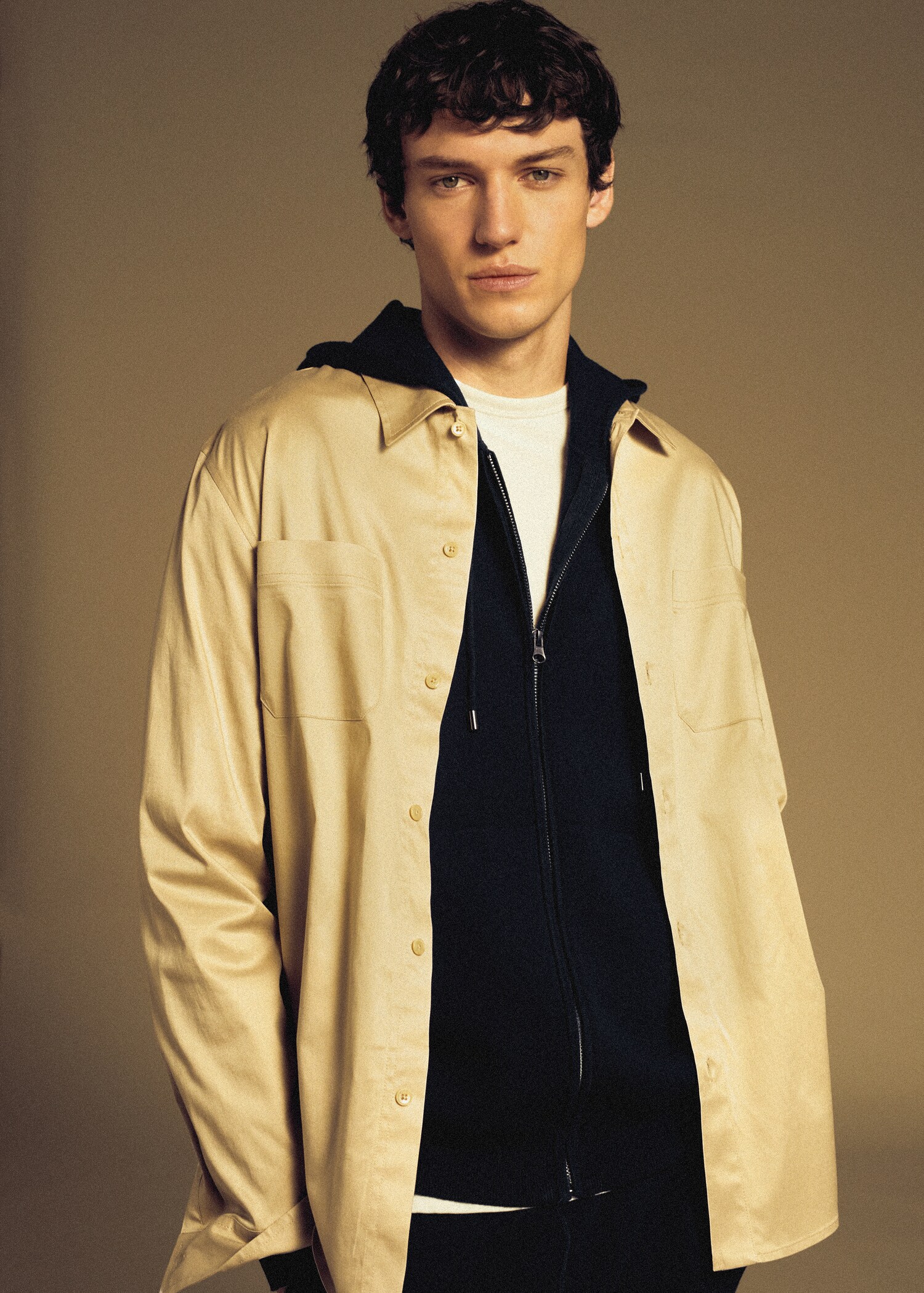 Cotton lyocell shirt with pockets - Details of the article 5