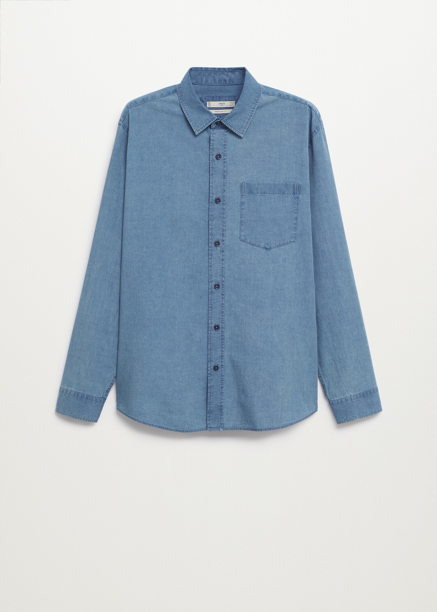 Regular Fit-Jeanshemd mit Tasche - Artikel ohne Model