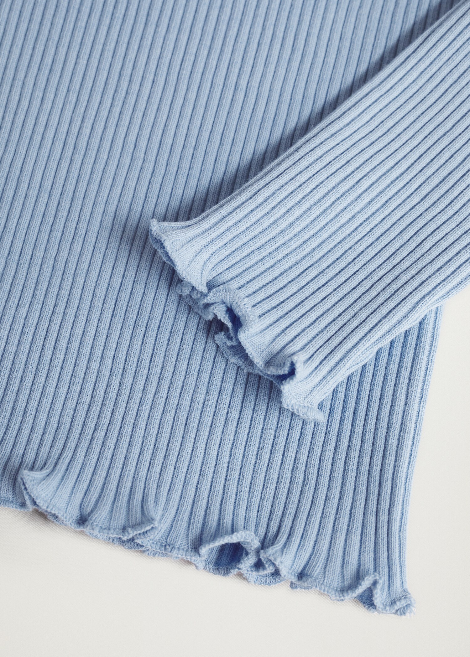 Camiseta manga larga canalé - Detalle del artículo 8