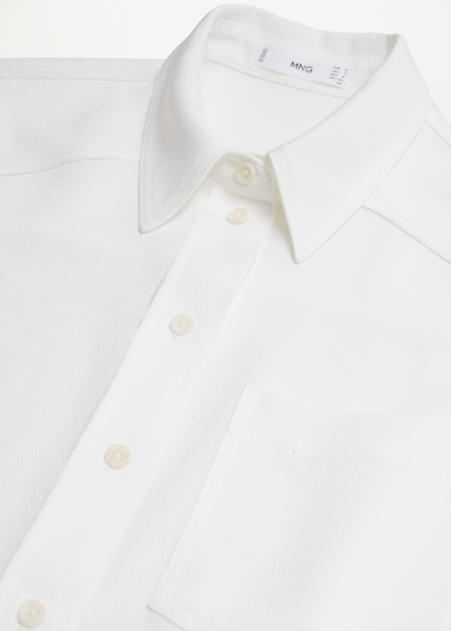 Vestido camisero textura - Detalle del artículo 8