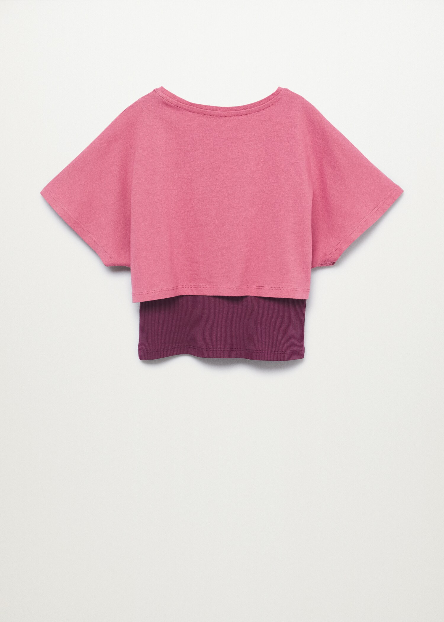 Camiseta combinada mensaje - Reverso del artículo