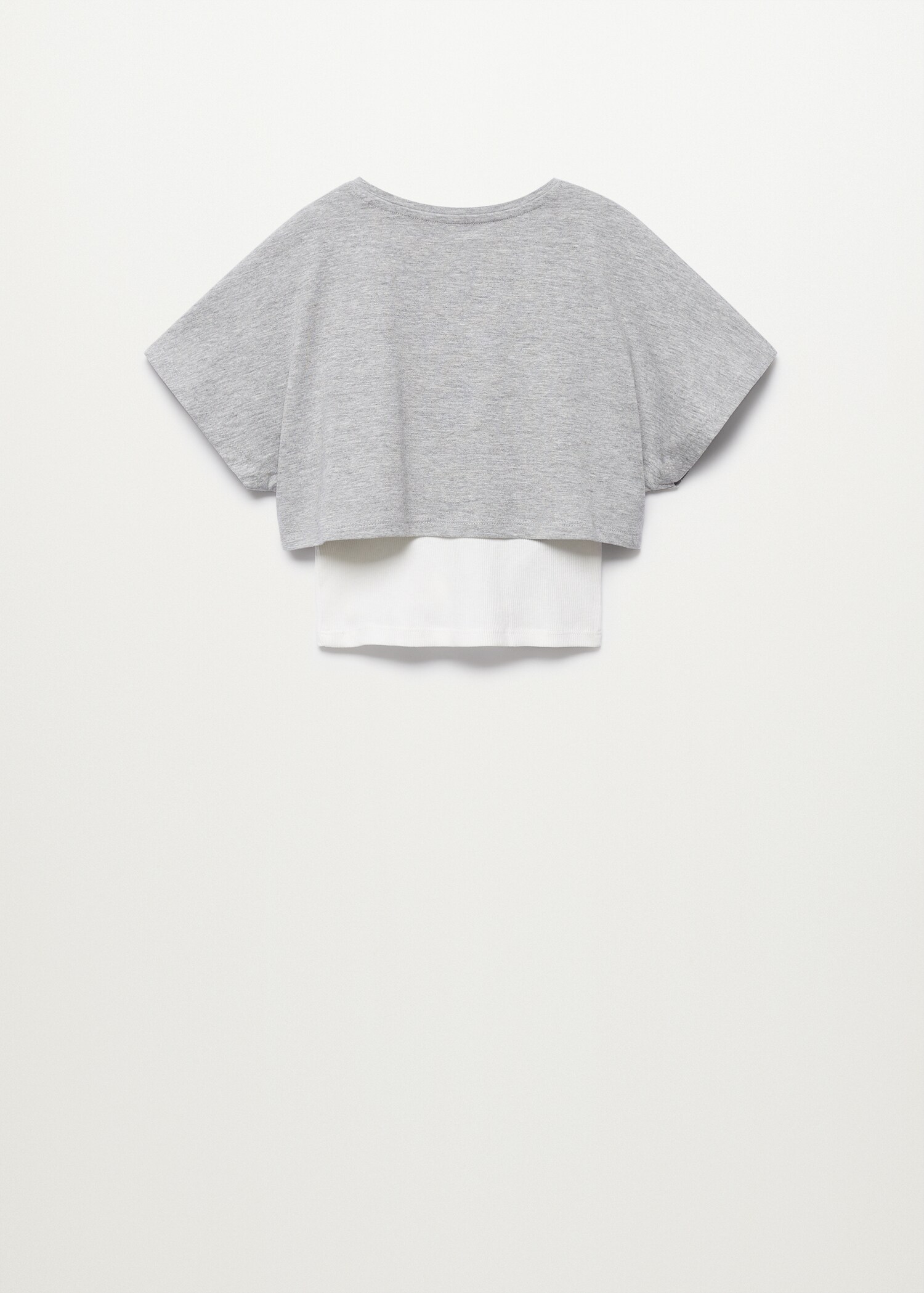 Message combined t-shirt - Reverse of the article