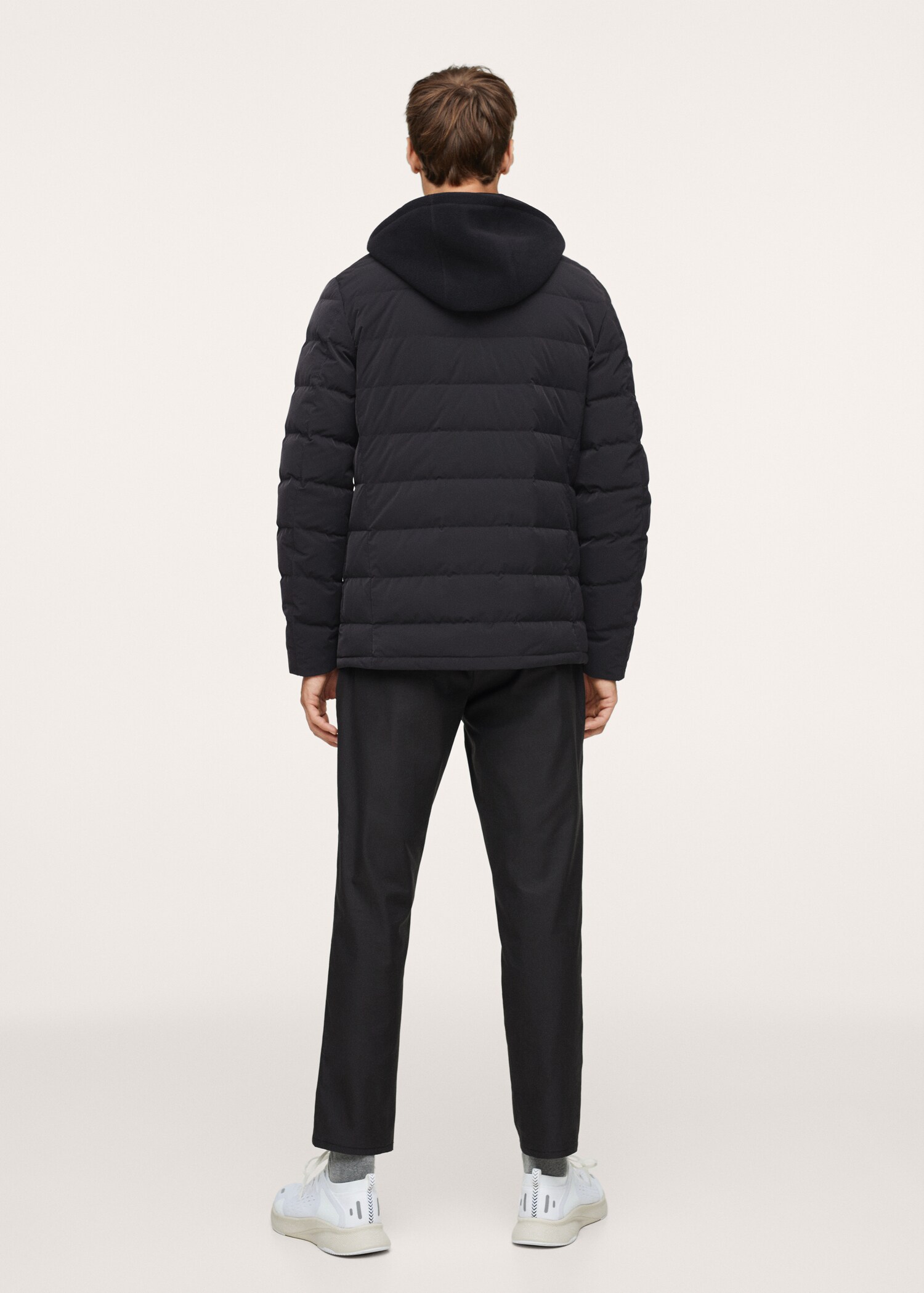 Chaqueta acolchada impermeable - Reverso del artículo