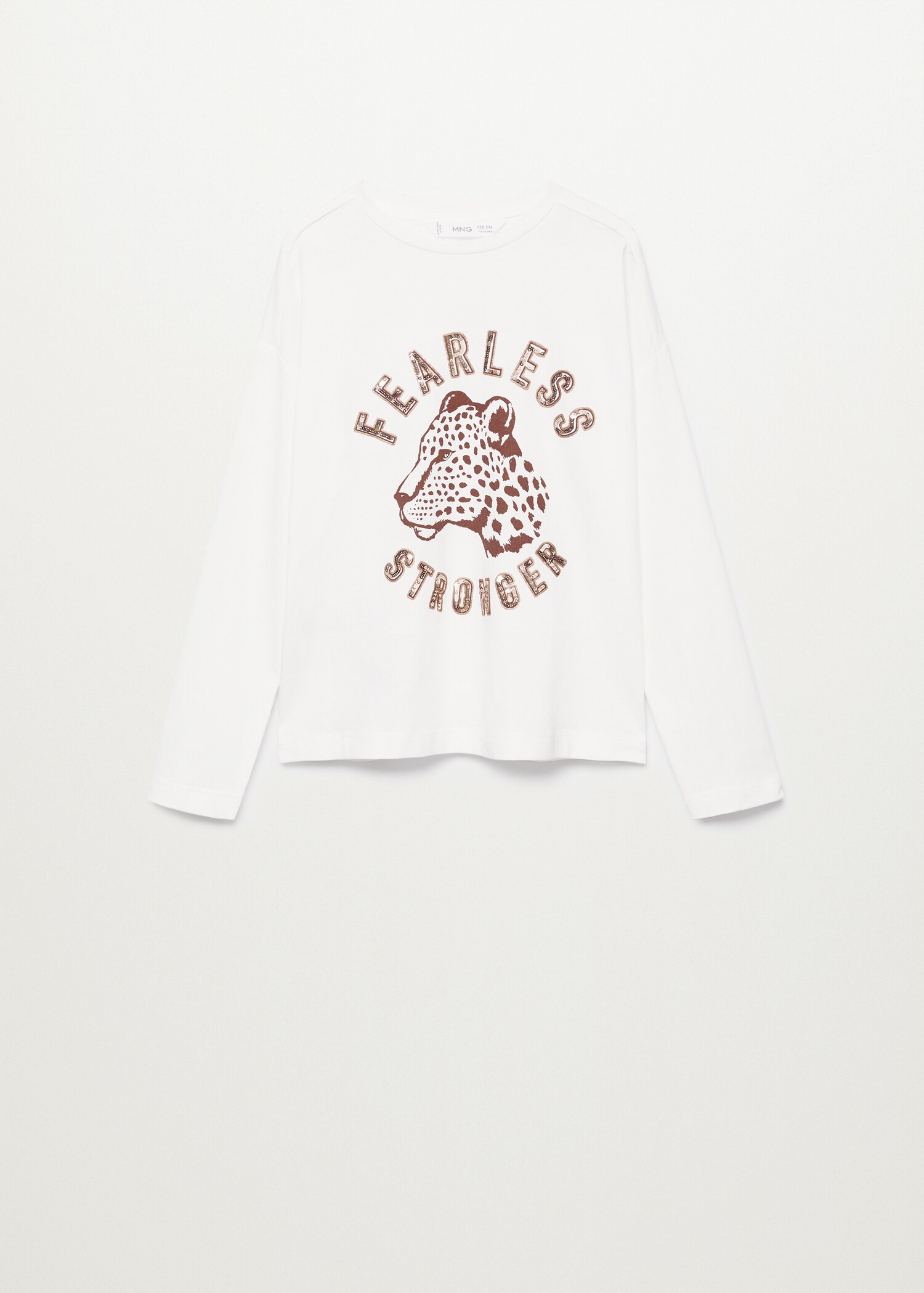 Long-sleeved t-shirt with sequins - Article without model