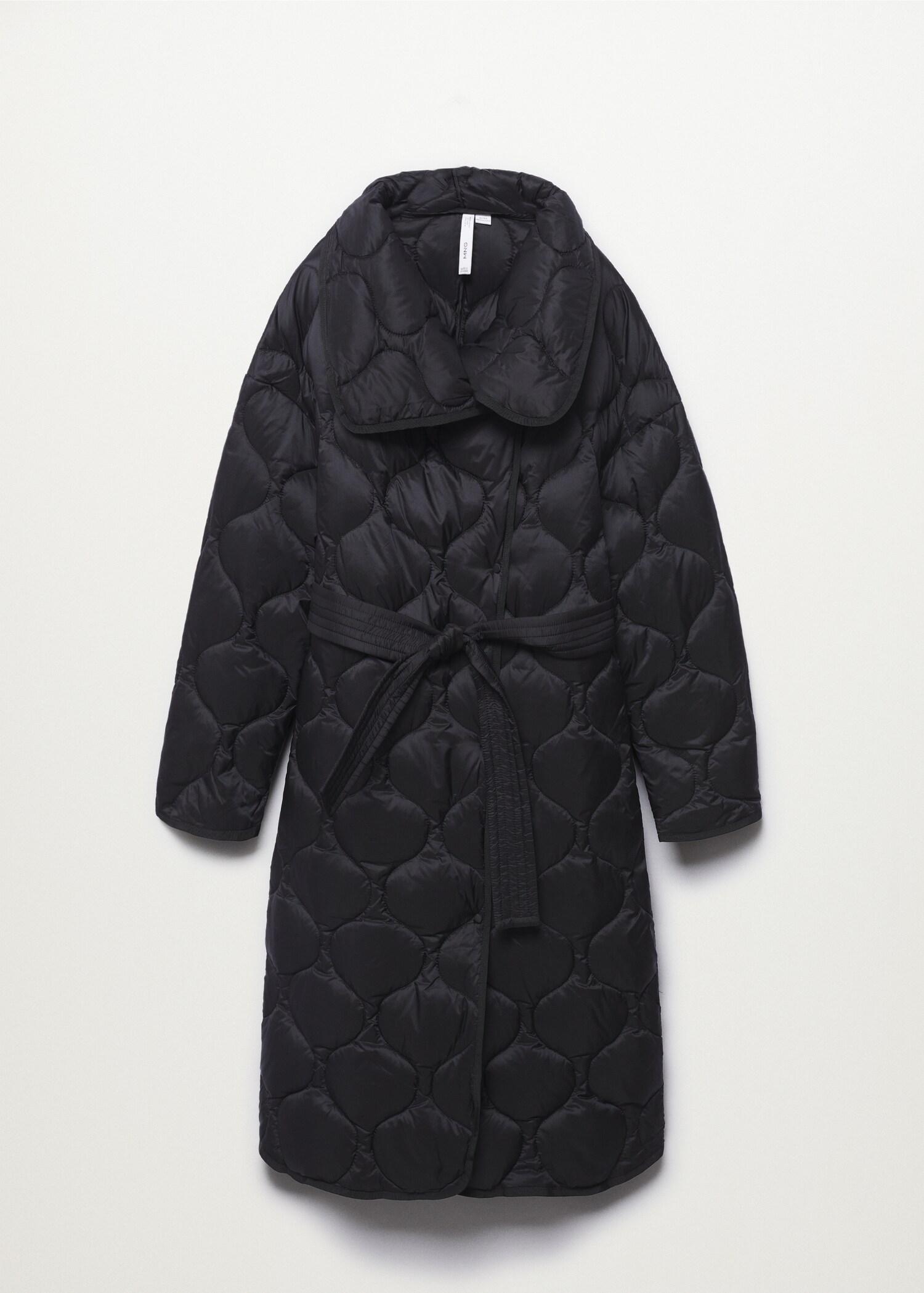 Anorak acolchado cinturón - Artículo sin modelo